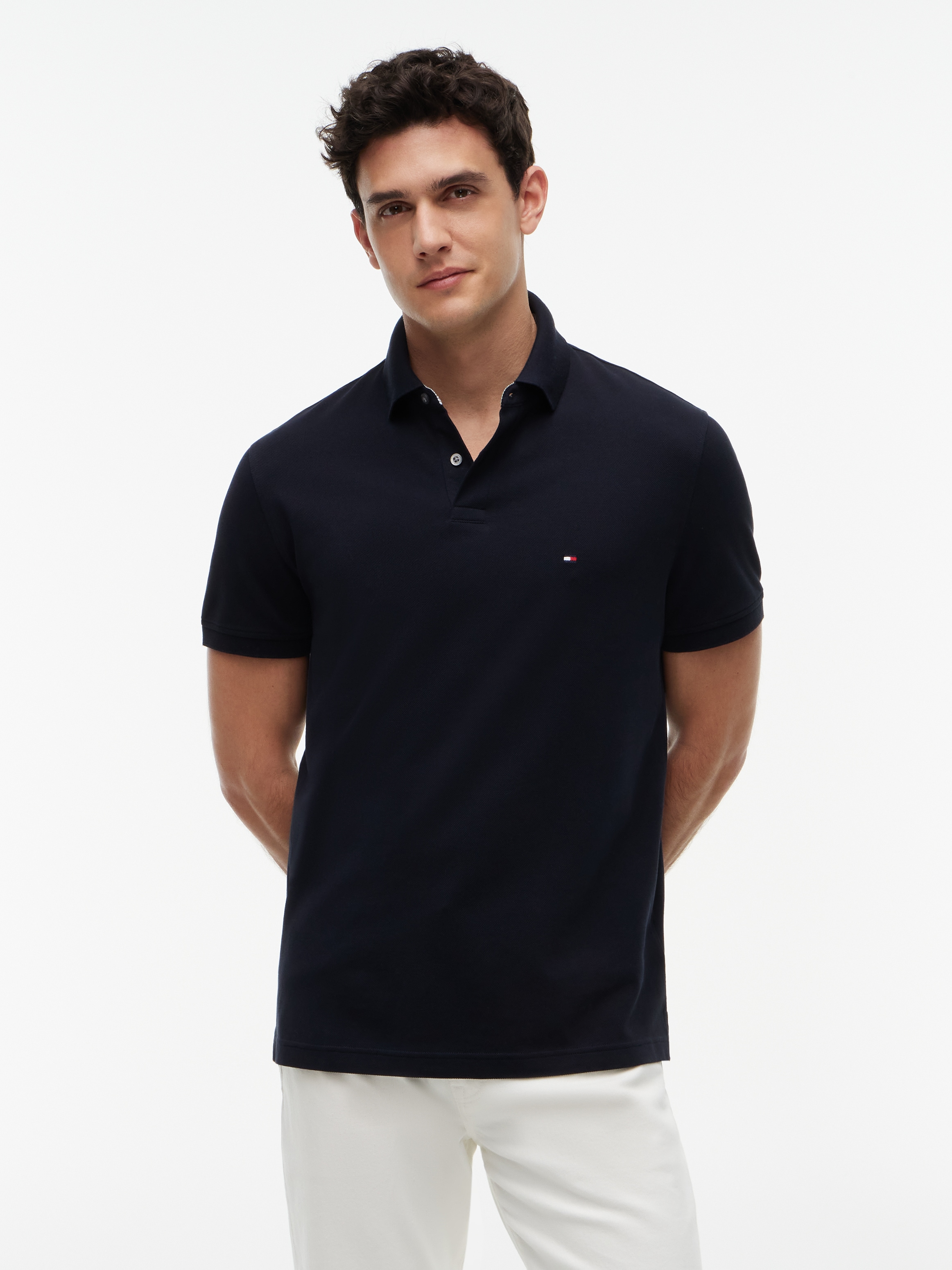 Tommy Hilfiger "1985 REGULAR POLO" aus hochwertiger Baumwoll-Piqué-Qualität