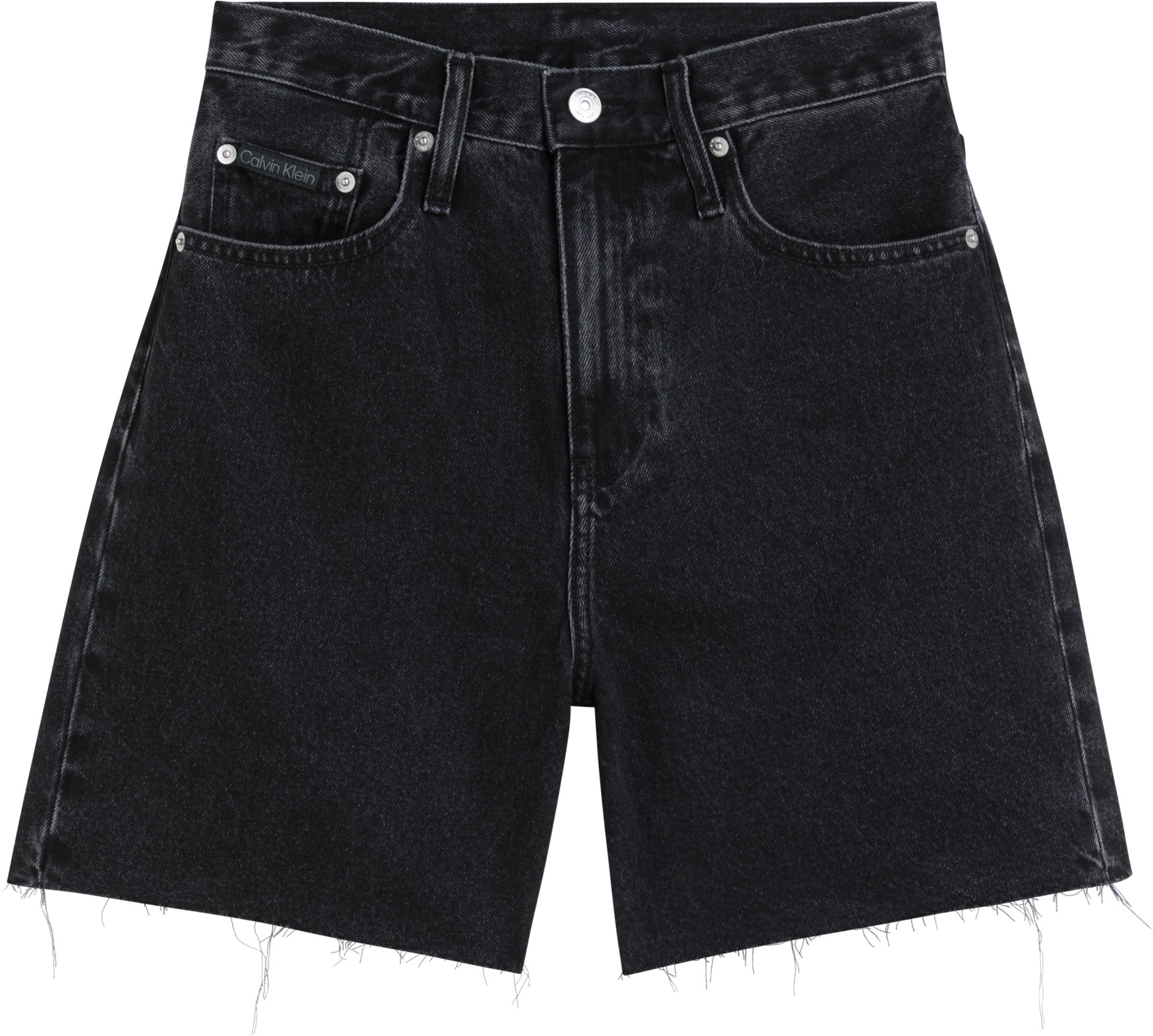 Calvin Klein Jeans Bermudas »BERMUDA SHORT«, mit Fransensaum