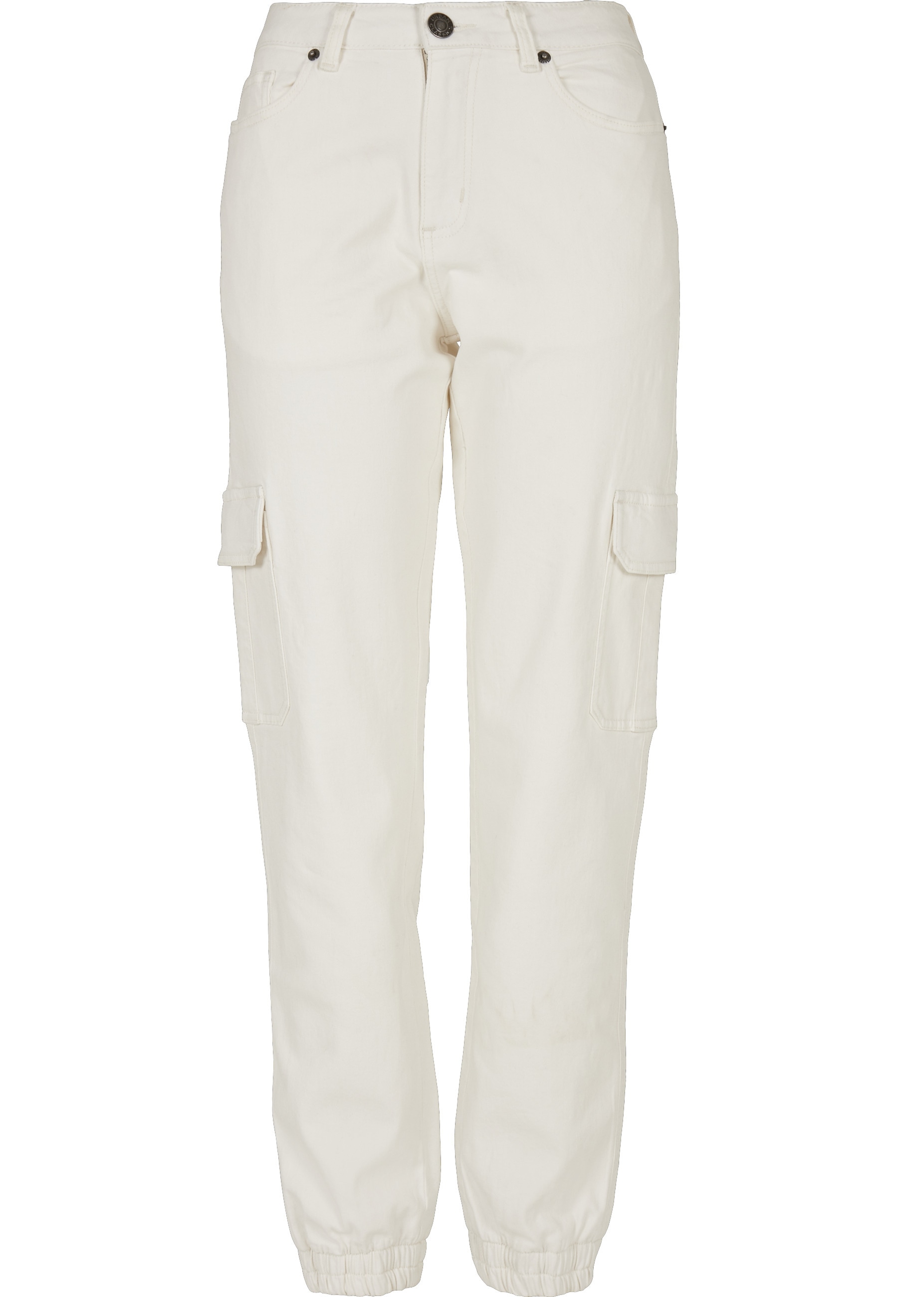 URBAN CLASSICS Stoffhose "Urban Classics Damen Ladies Organic Stretch Denim Cargo Pants"