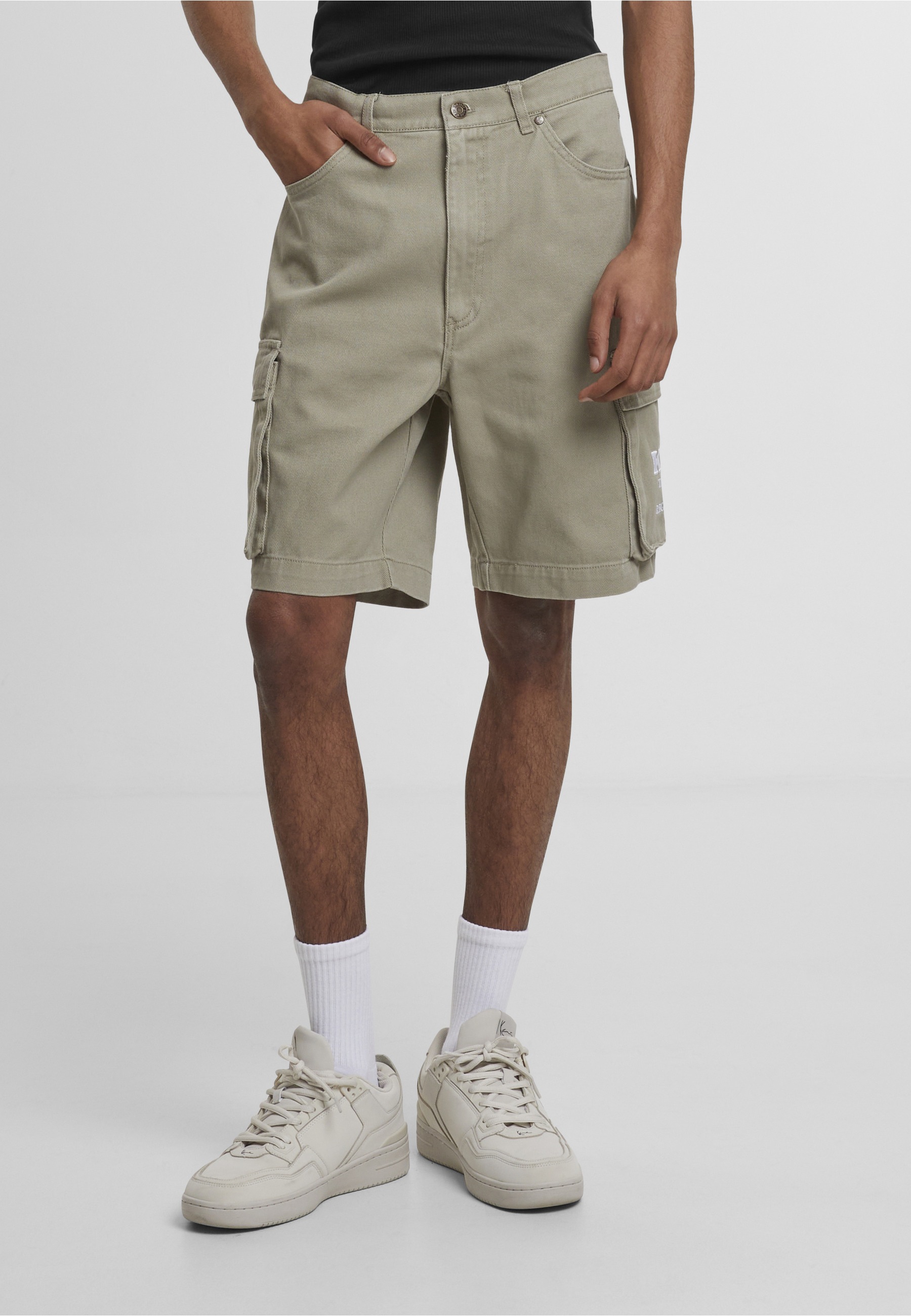 Karl Kani Cargoshorts »Karl Kani KM222-042-1 KK Retro Washed Cargo Shorts«