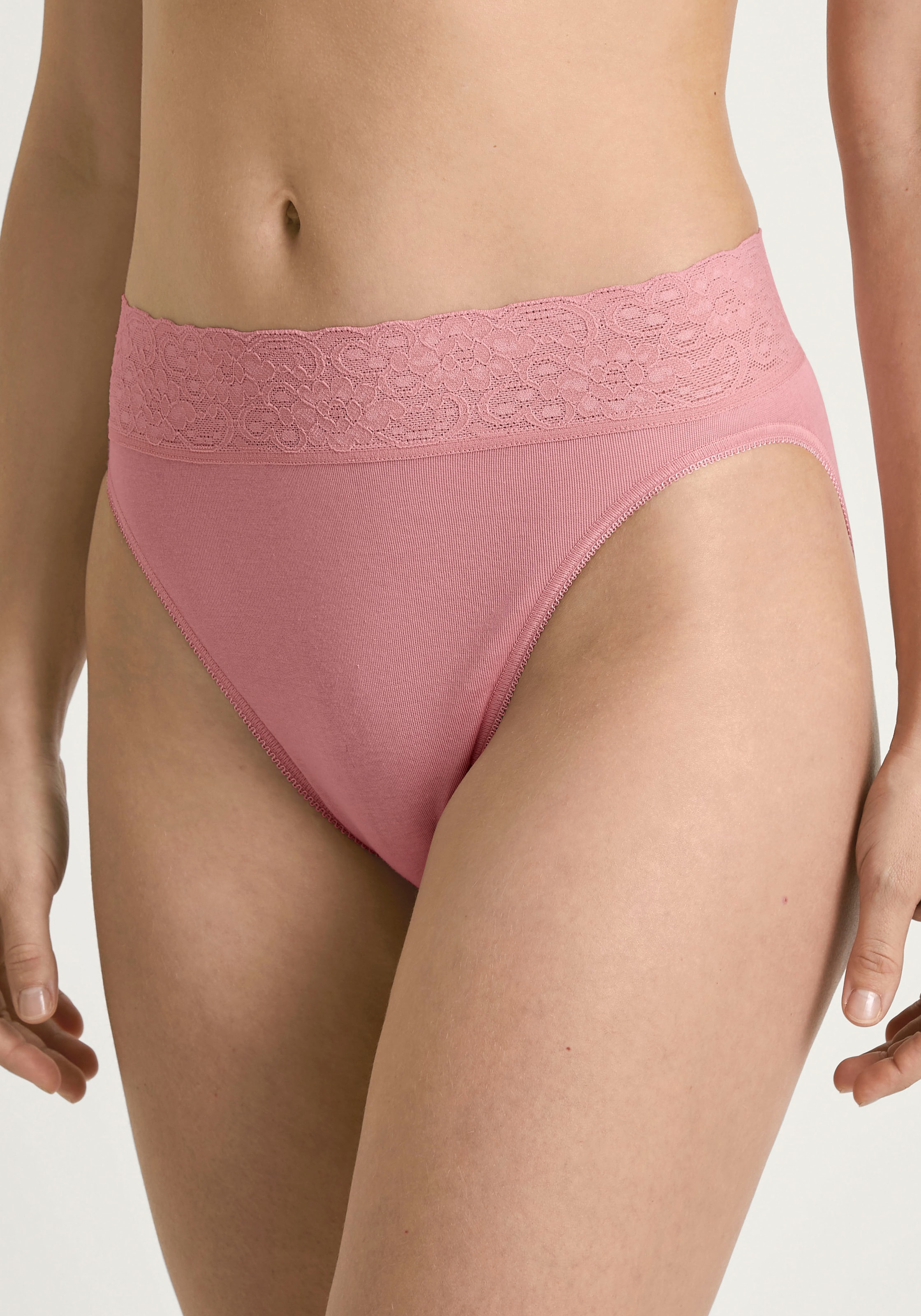 CALIDA Jazz-Pants Slips »Iconics«, (2er Pack), mit hochwertiger Lycra-Spitze am Bund