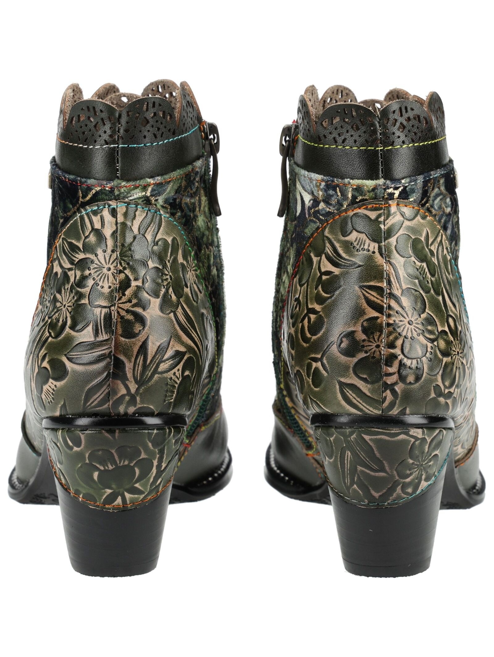 LAURA VITA Schnürstiefelette »LAURA VITA Stiefelette Leder/Textil«