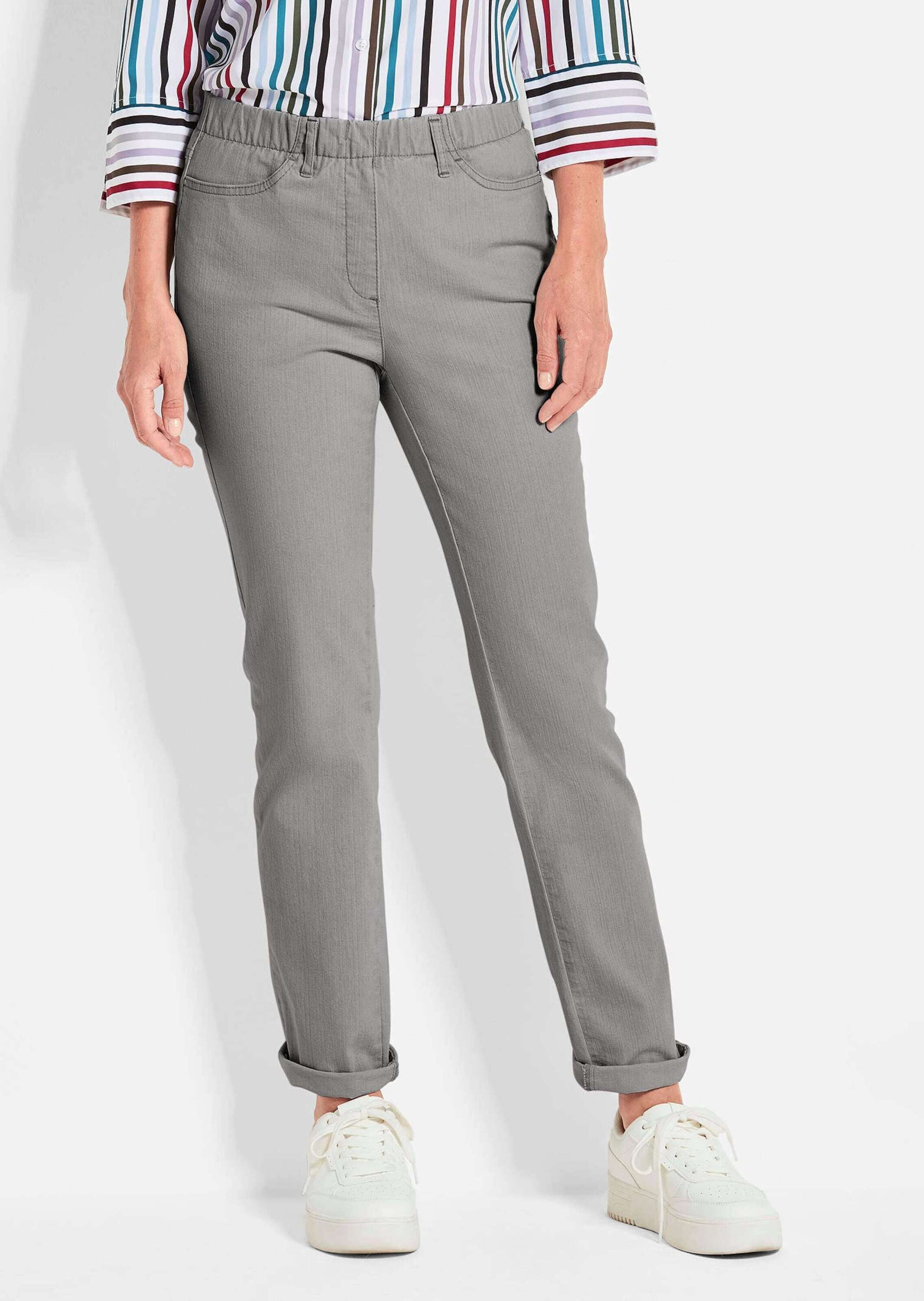 GOLDNER Regular-fit-Jeans »Jeansschlupfhose LOUISA Klassische Jeansschlupfhose LOUISA«