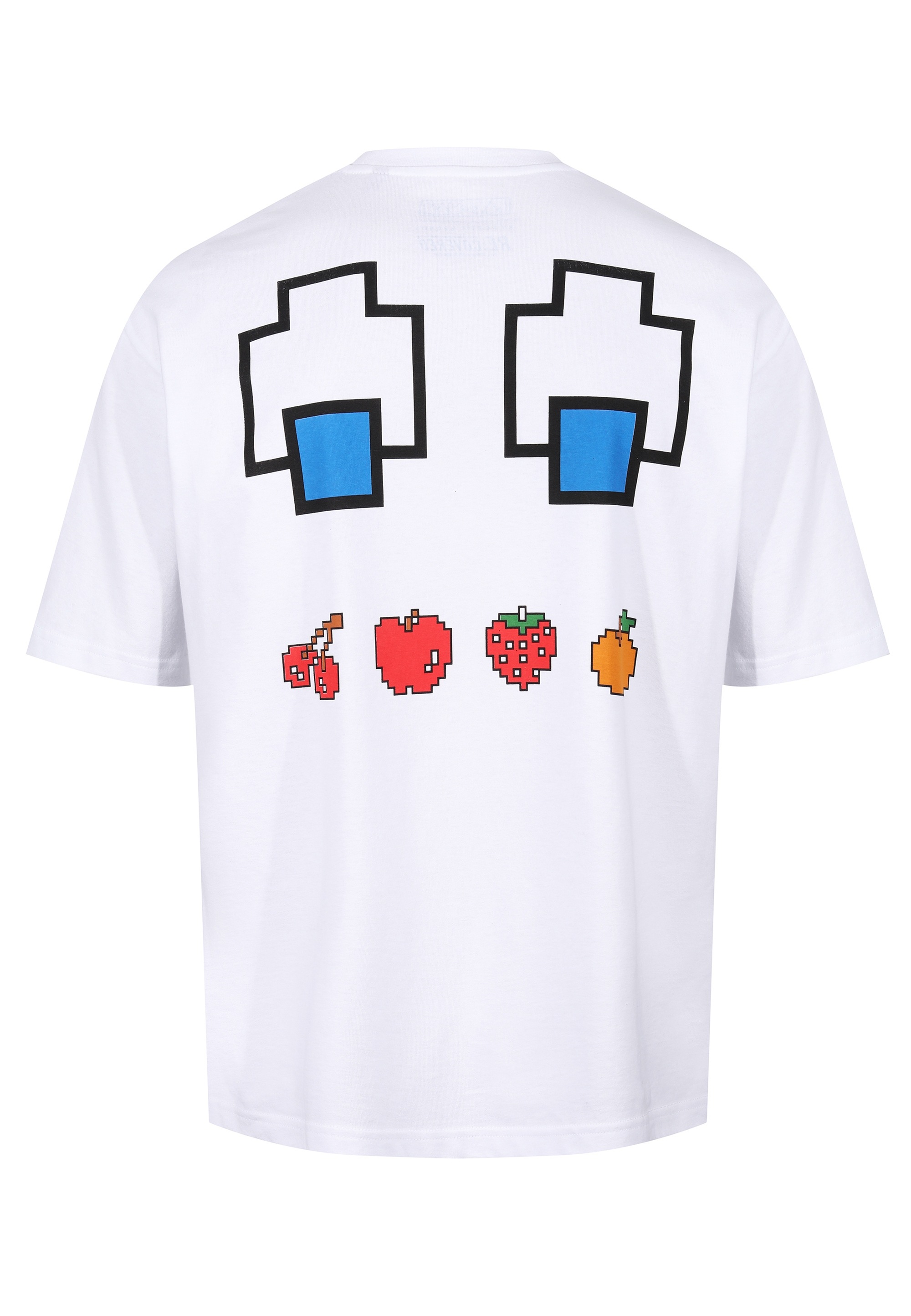 Recovered T-Shirt »Pac Man Fruit Eyes«, (1 tlg.), mit coolem Videospiel-Print