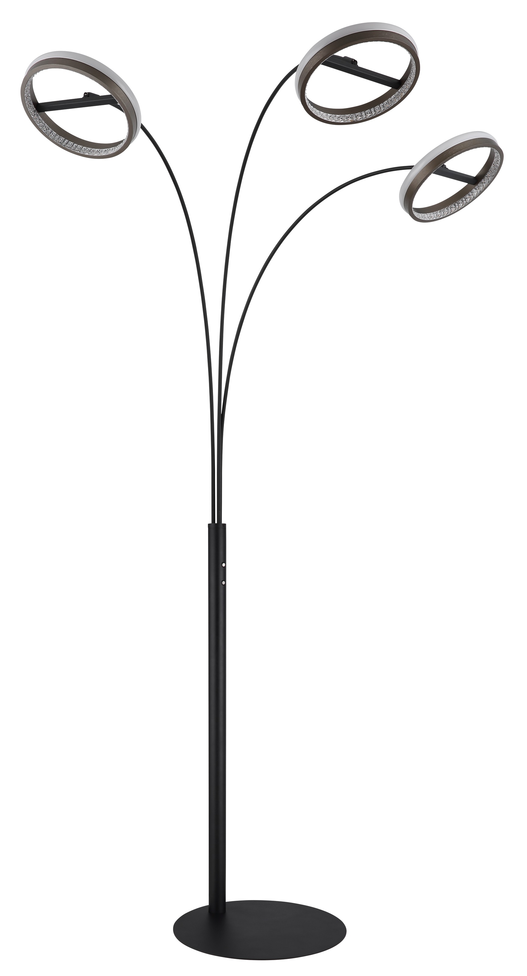 GLOBO LIGHTING Stehlampe »DELLA« LED-Modul 1 Stk. warmweiß - kaltweiß Stehlampe Wohnzimmer Schlafzimmer Flur Design-Leuchte