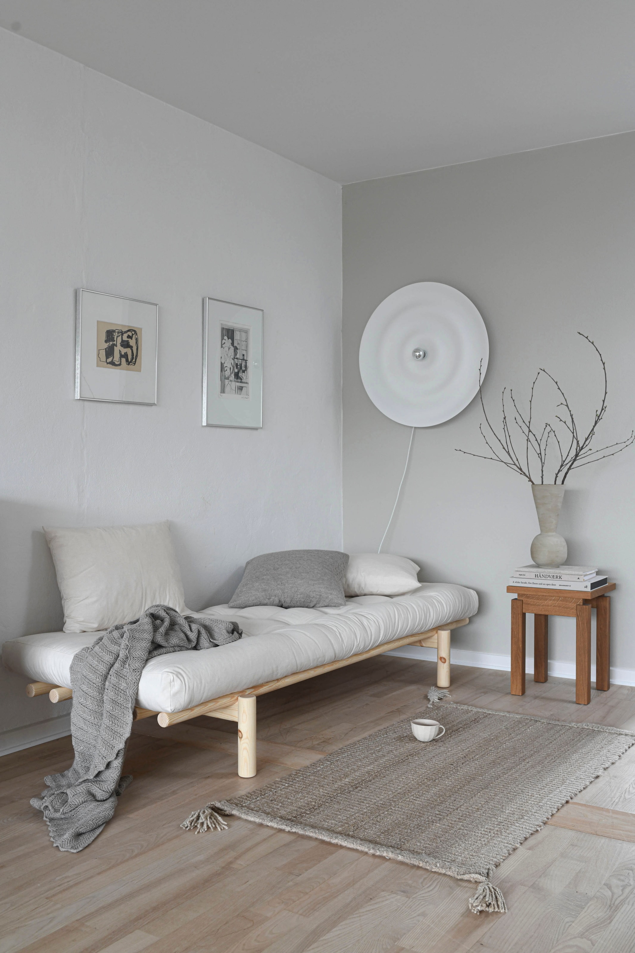 Karup Design Daybett »Pace« Set, 2 Stk. tlg. aus massiven Kiefernholz, inkl. Futonmatratze