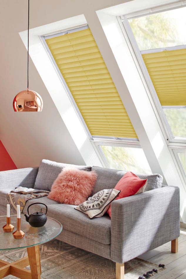 sunlines Dachfensterplissee Lichtschutz, mit »Classic Crepe«, auf Rechnung | Style verspannt, Führungsschienen BAUR