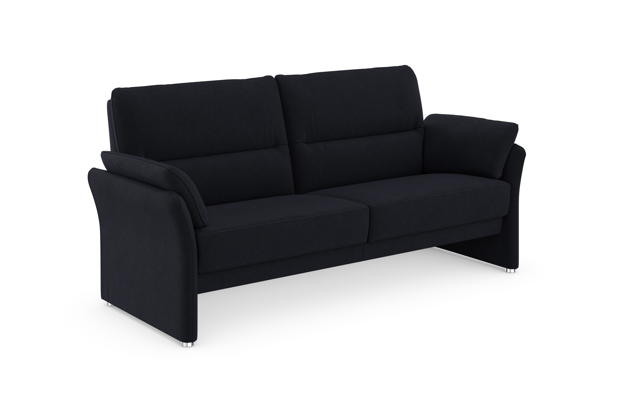 Thumbnail - DOMO collection 2,5-Sitzer "Pina, schmale Armlehnen, mit Federkern, kompakt & elegant" Hoher Sitzkomfort, Microfaser hoc...