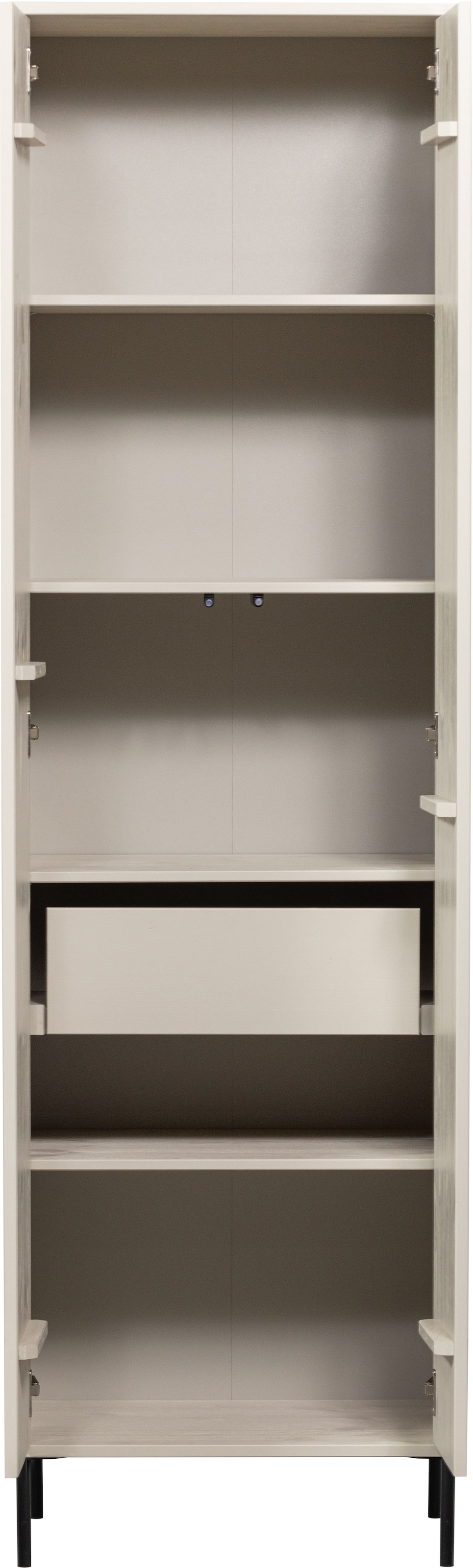WOOOD Highboard »WOOOD NEW GRAVURE SCHRANK MIT SCHUBLADEN KIEFER DUST [fsc]« Gravure New Hochschrank von WOOOD mit Stauraum, Stil und Push-to-Open