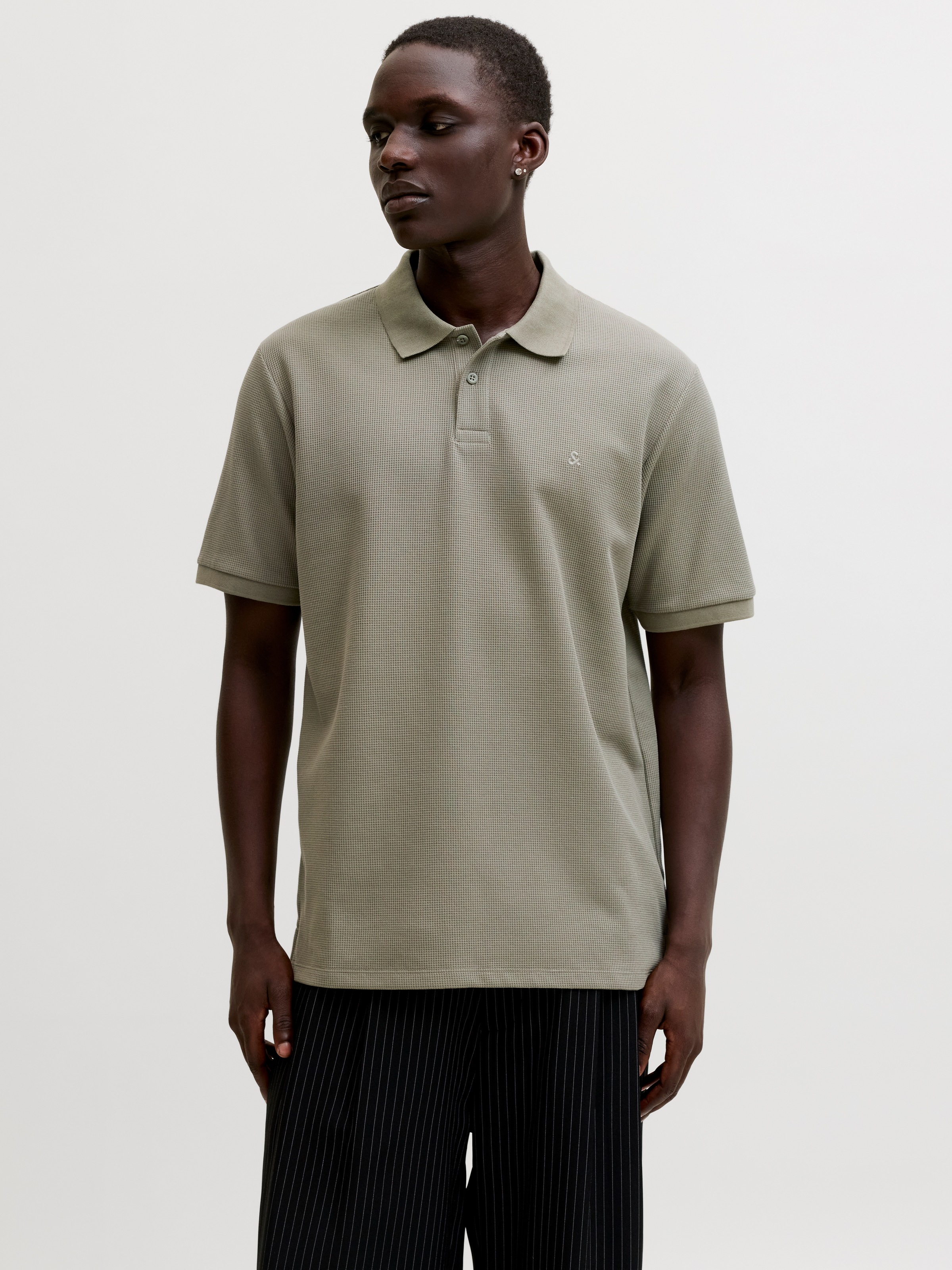 Jack & Jones Poloshirt "JJEAUSTIN POLO SS NOOS" Materialmix, regular fit günstig online kaufen