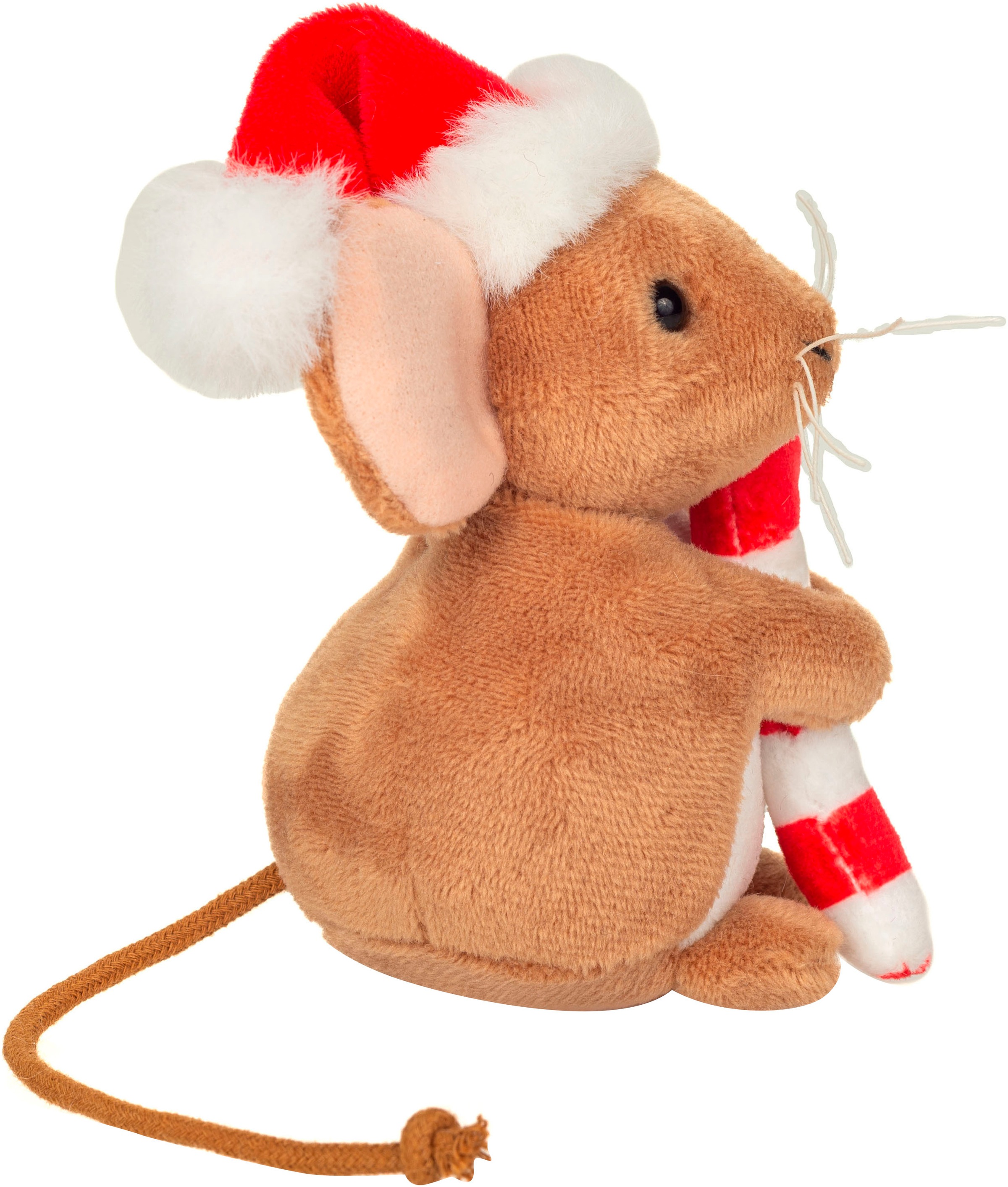 Teddy Hermann® Kuscheltier »Weihnachtsmaus mit Zuckerstange, 11cm«