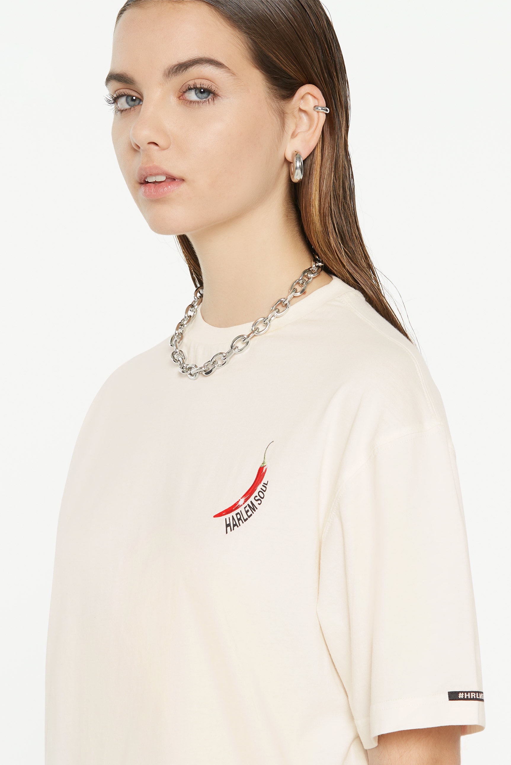 Harlem Soul Rundhalsshirt, aus Baumwolle