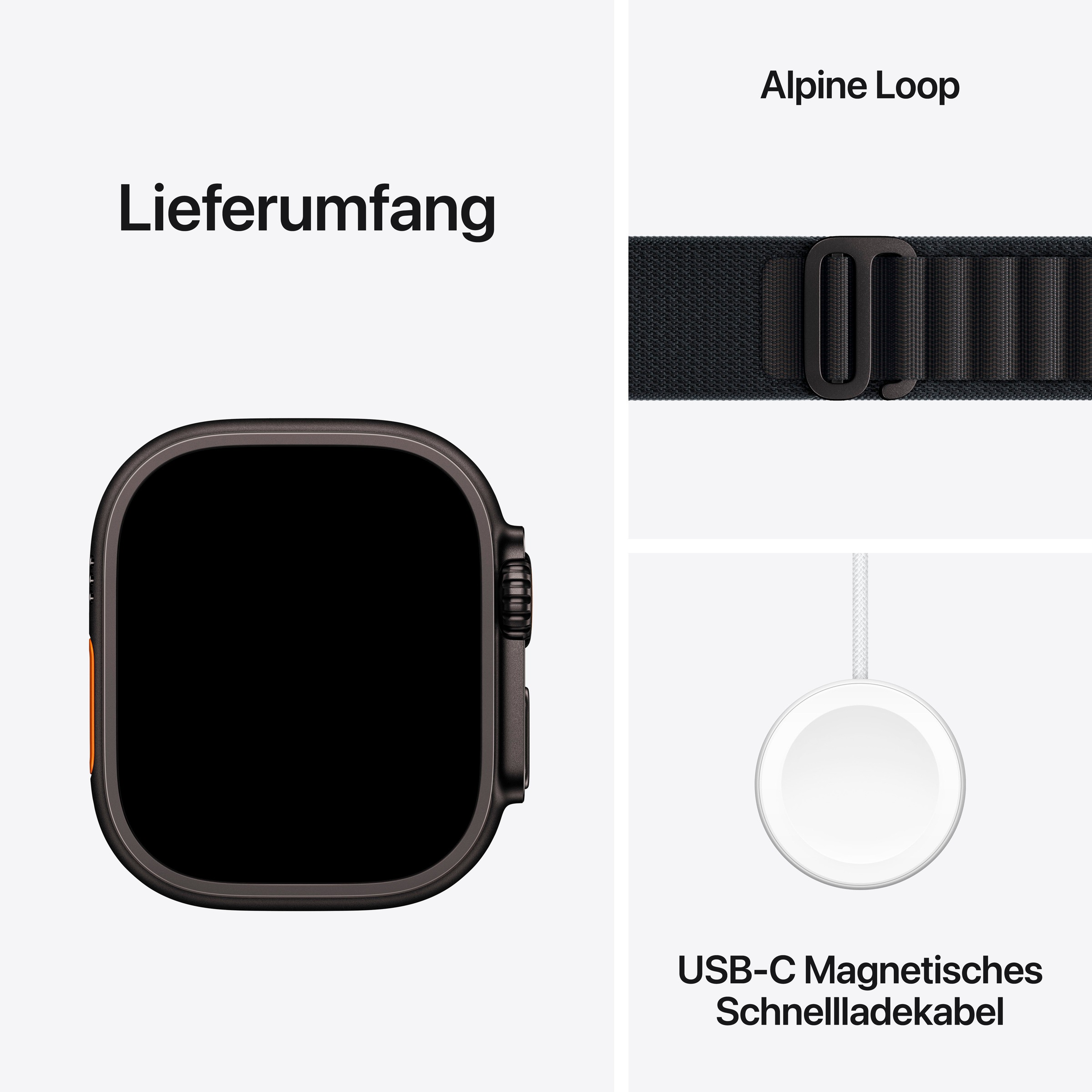 Apple Smartwatch »Watch Ultra 3 GPS + Cellular 49mm«, Watch OS, 64 GB