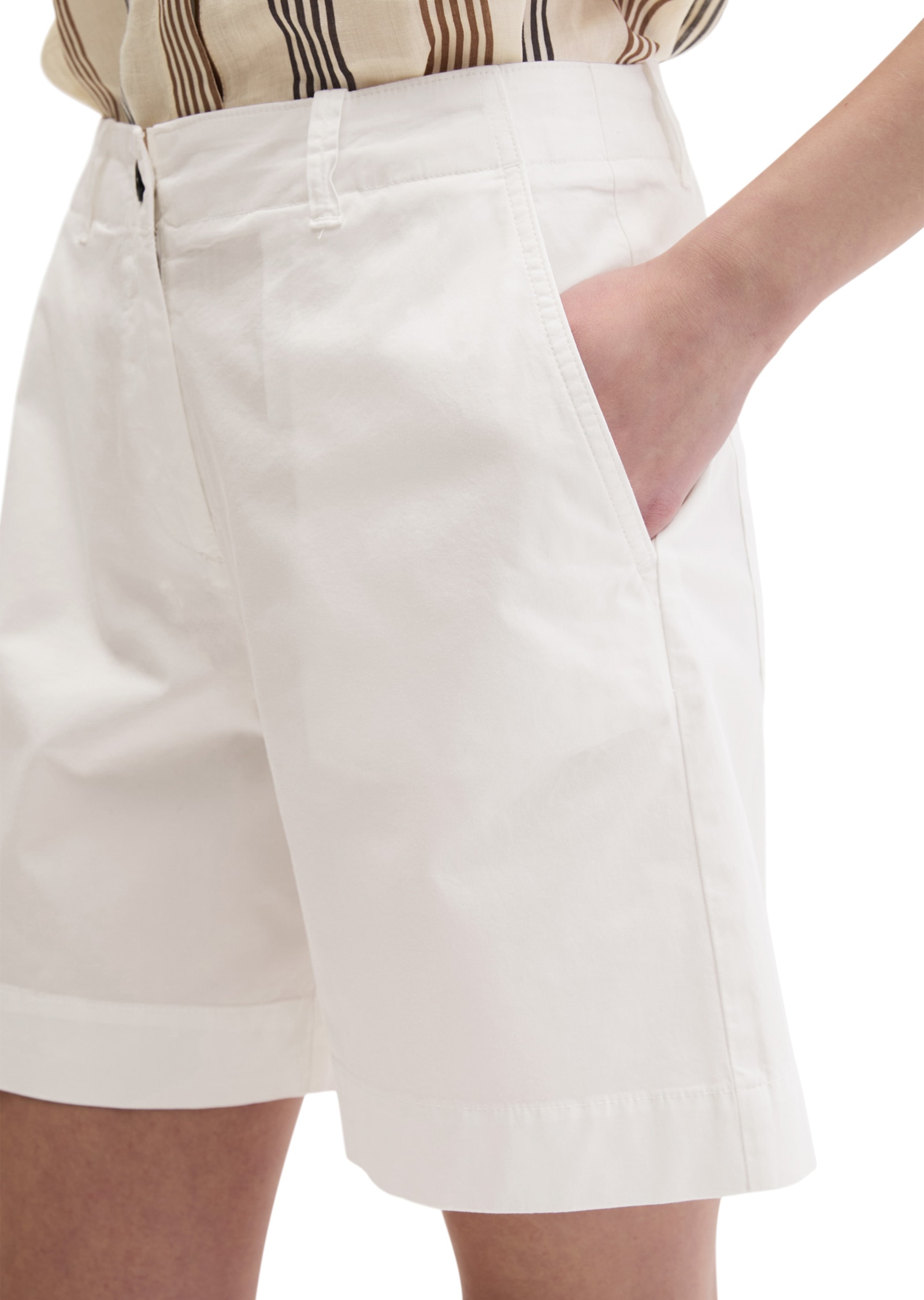 Marc O'Polo Shorts »aus Organic Cotton-Lyocell-Leinen-Mix«