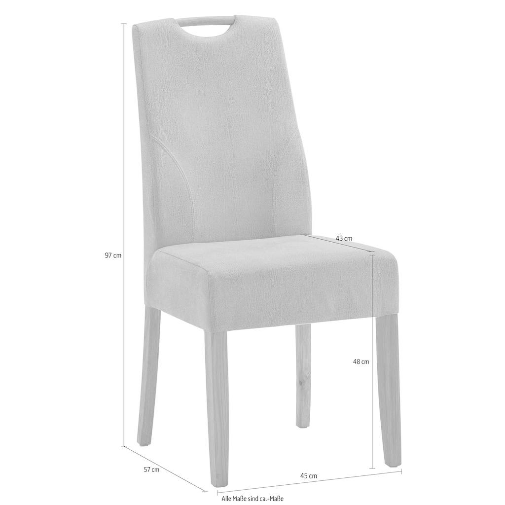 NIEHOFF SITZMÖBEL Esszimmerstuhl »Top Chairs«, Microfaser