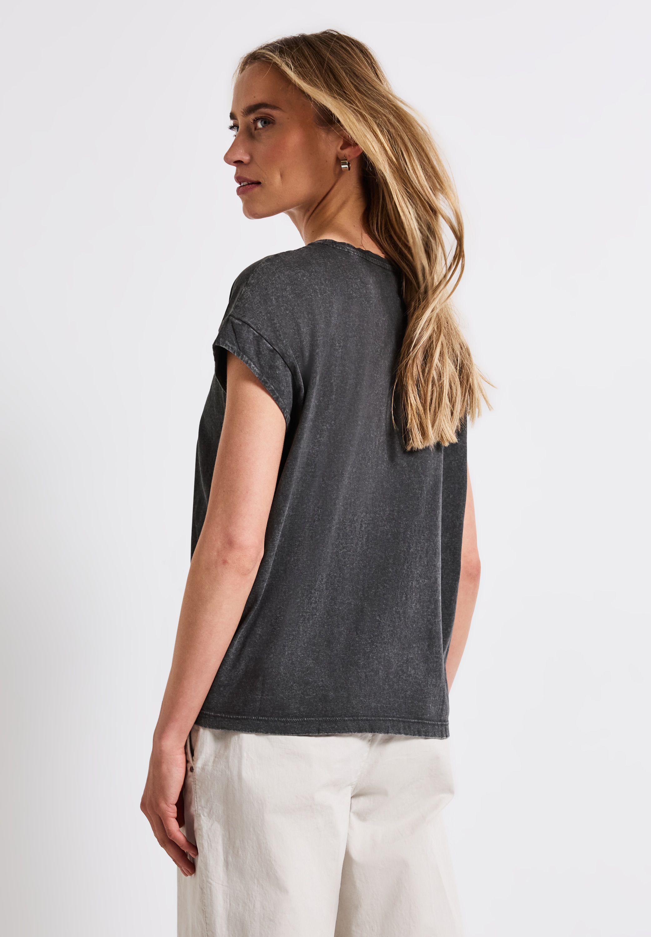 STREET ONE T-Shirt, aus reiner Baumwolle