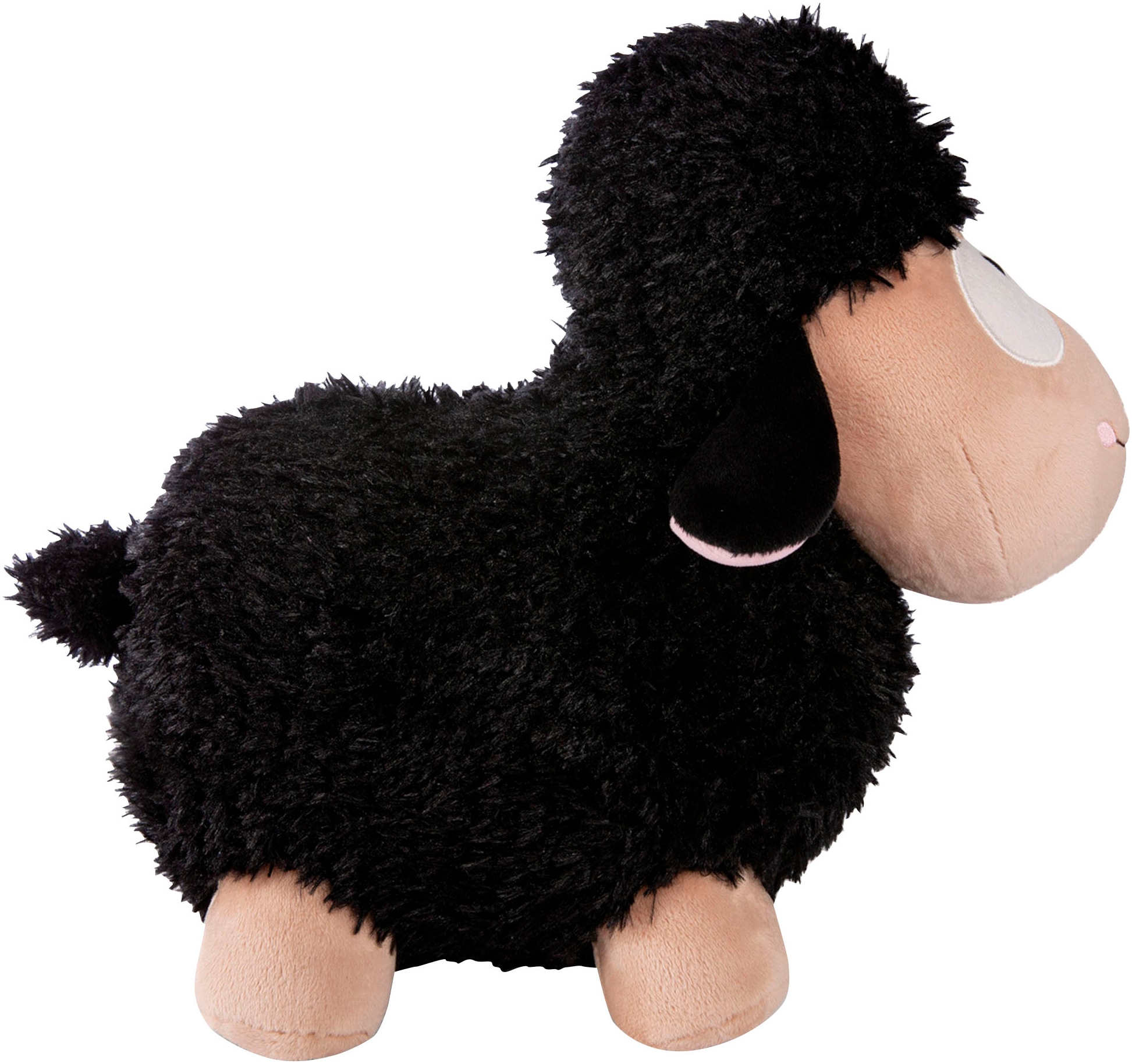 Nici Kuscheltier »Wooly Gang, Schaf schwarz, 22 cm«, stehend, enthält recyceltes Material (Global Recycled Standard)