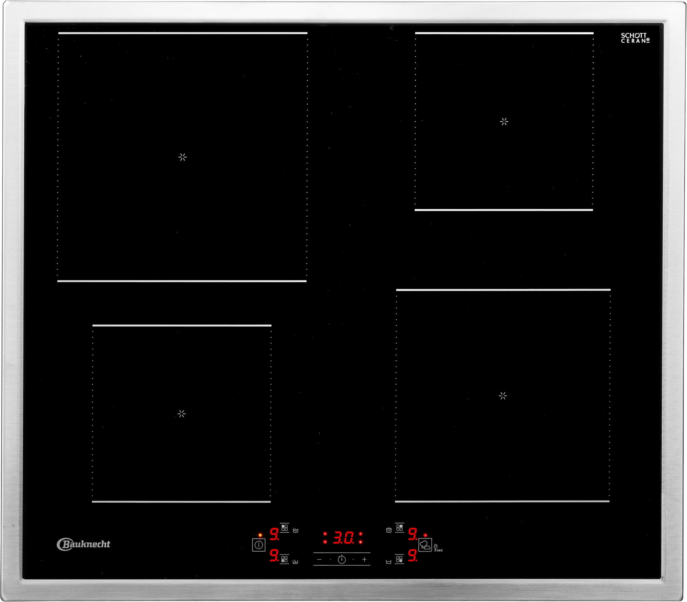 BAUKNECHT Backofen-Set »BAKO 920 Airfry« mit Teilauszug Set, 2 Stk. tlg. AirFry-Funktion – die gesündere Alternative zur Fritteuse