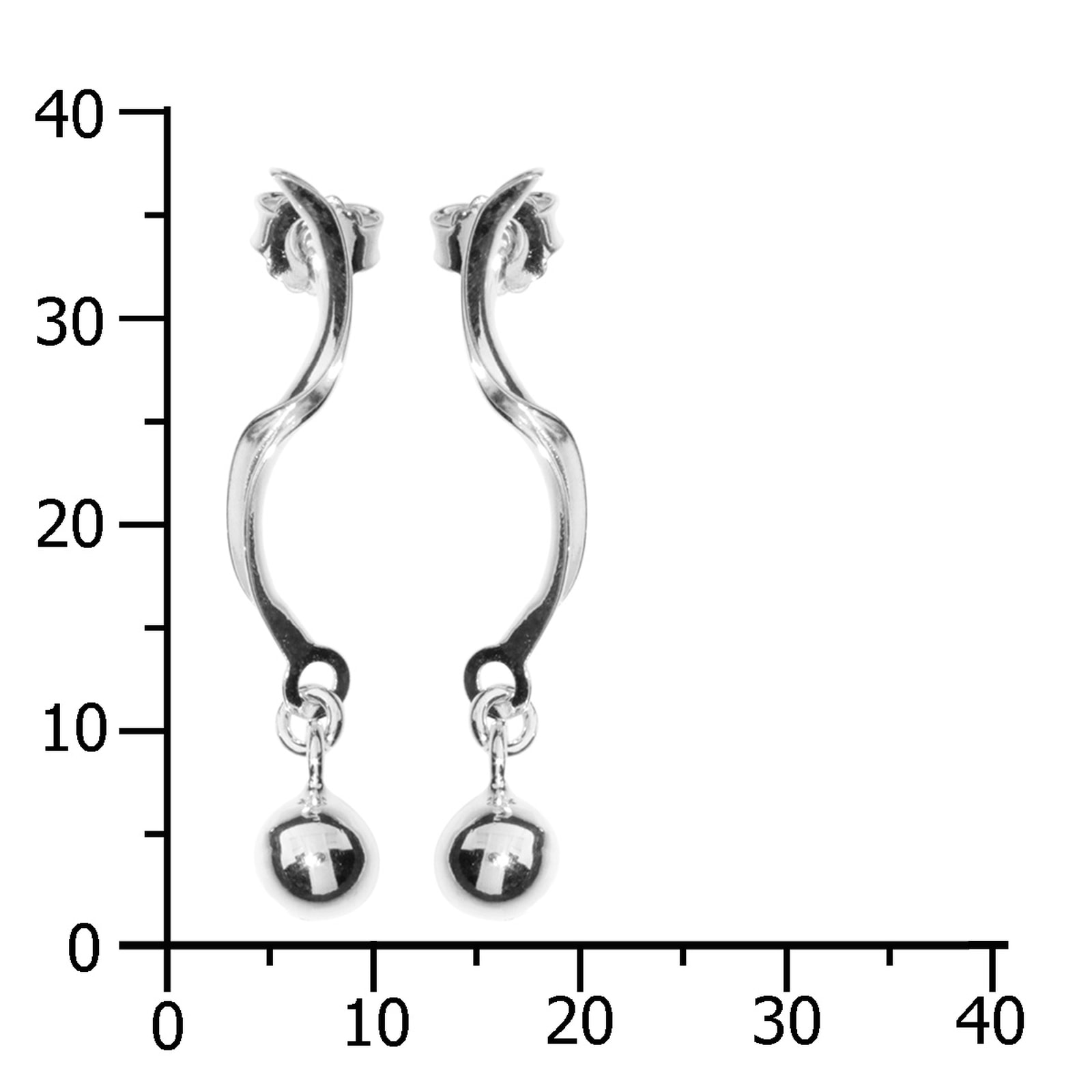 OSTSEE-SCHMUCK Paar Ohrstecker »- Livs - Silber 925/000 - ,«
