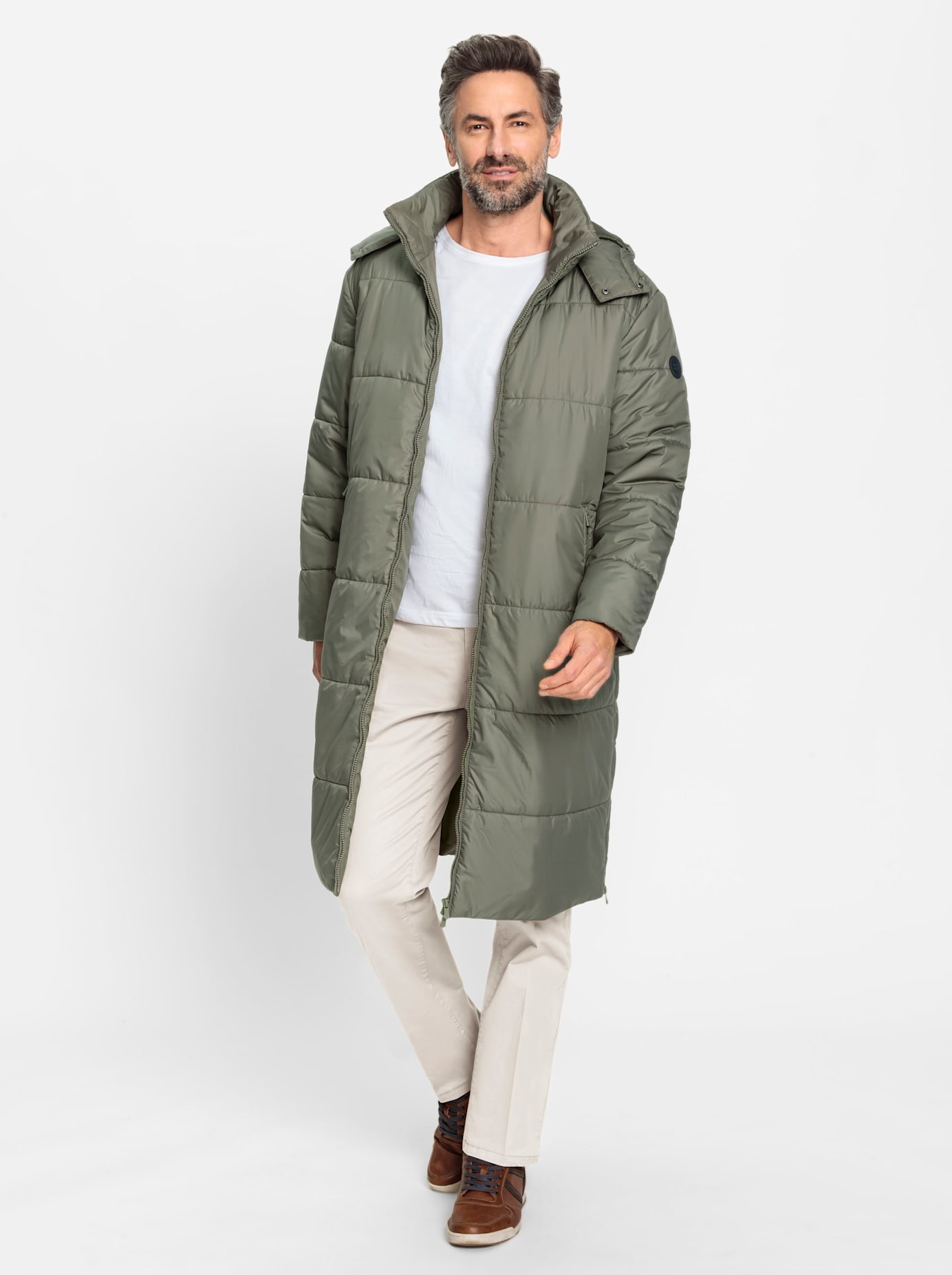 Marco Donati Steppjacke, mit Kapuze