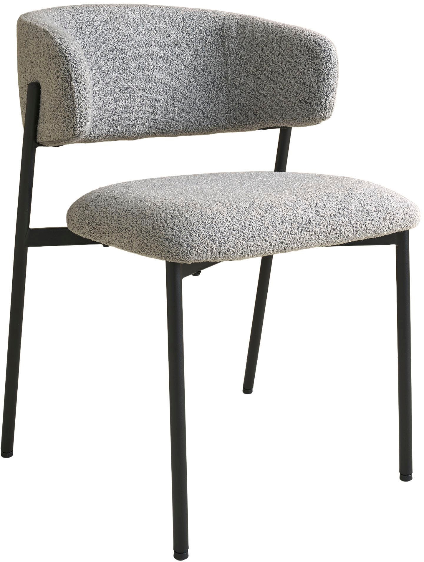 SCHÖNER WOHNEN-Kollektion Esszimmerstuhl »OSLO« (Set) 2 Stk.Bezug Bouclé, Untergestell Metall pulverbeschichtet