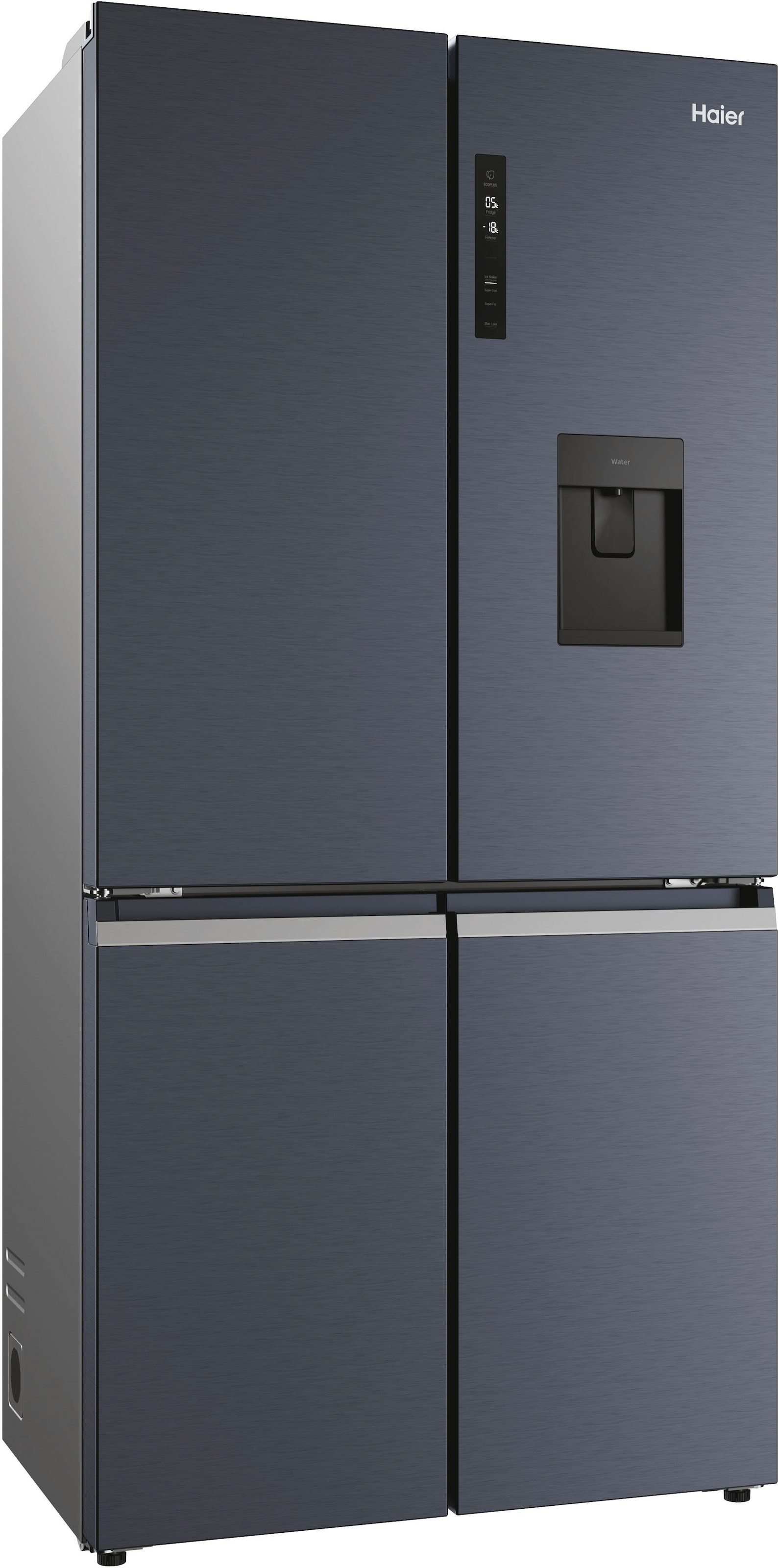 Haier Multi Door CUBE 90 SERIES 5 "HCR5919EHMB", 190 cm hoch, 91 cm breit, Nutzinhalt: 525 Liter, Wasserdispenser