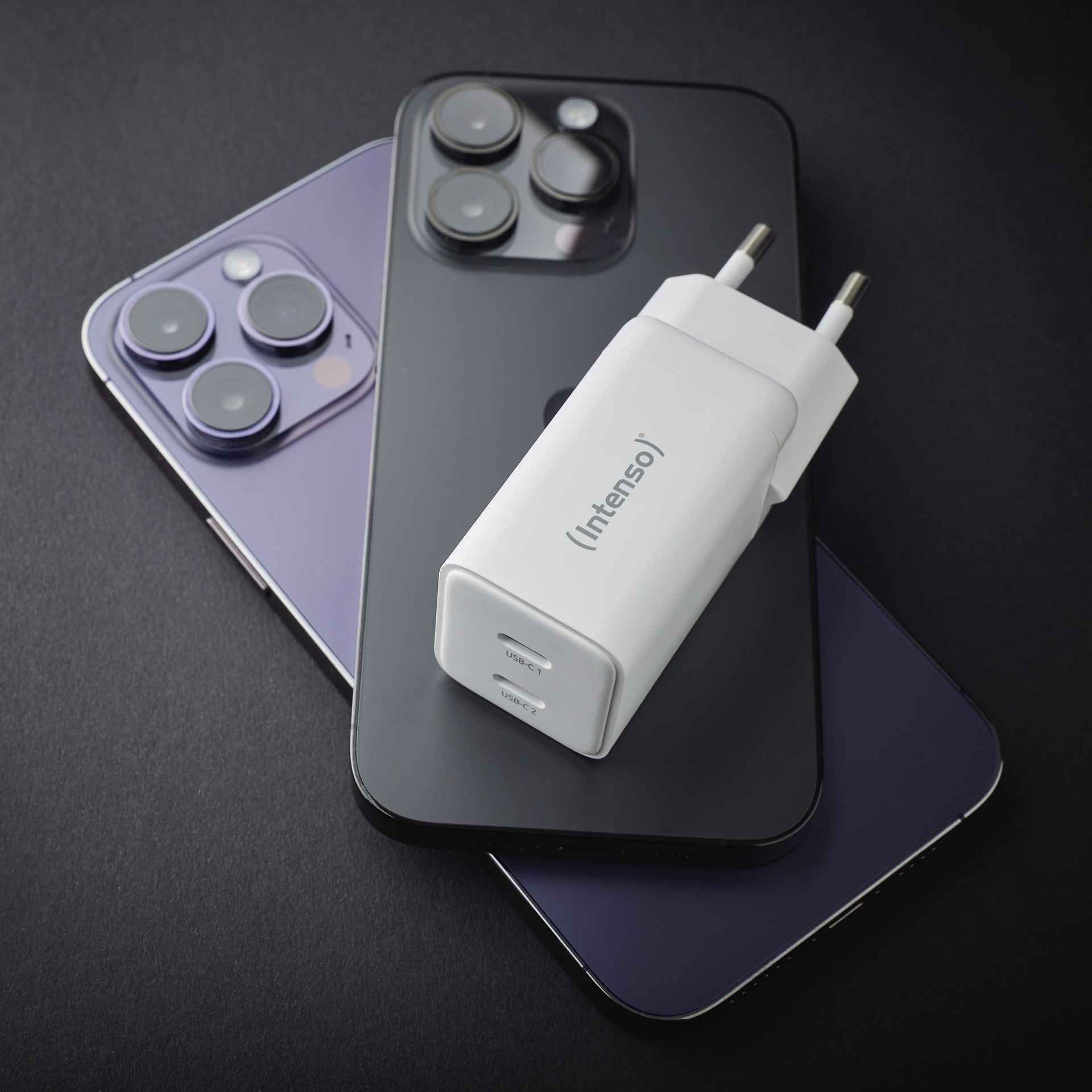 Intenso USB-Ladegerät »Power Adapter W40CC, 40W 2x USB-C«