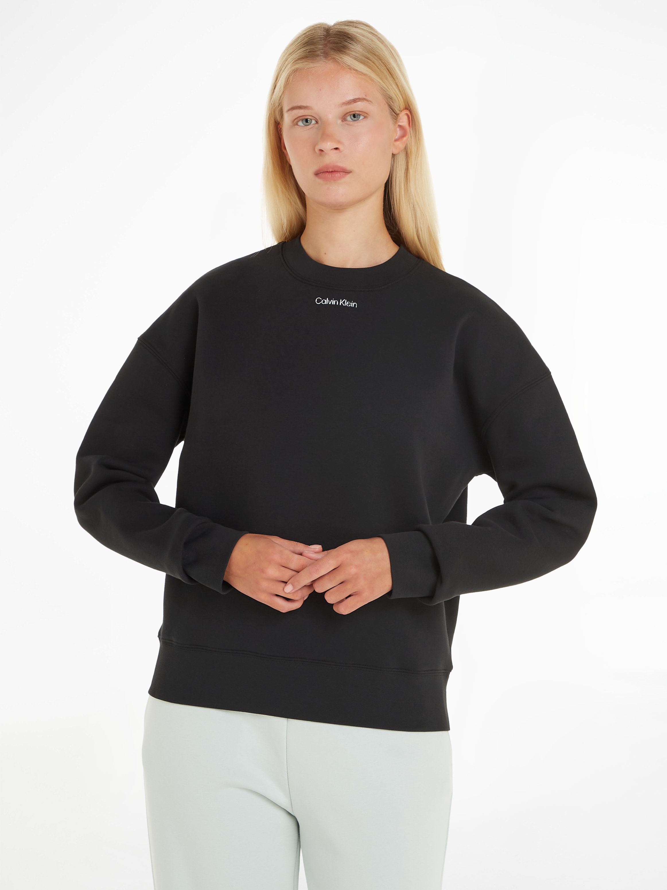 Calvin Klein Sportinio stiliaus megztinis »METALLIC...