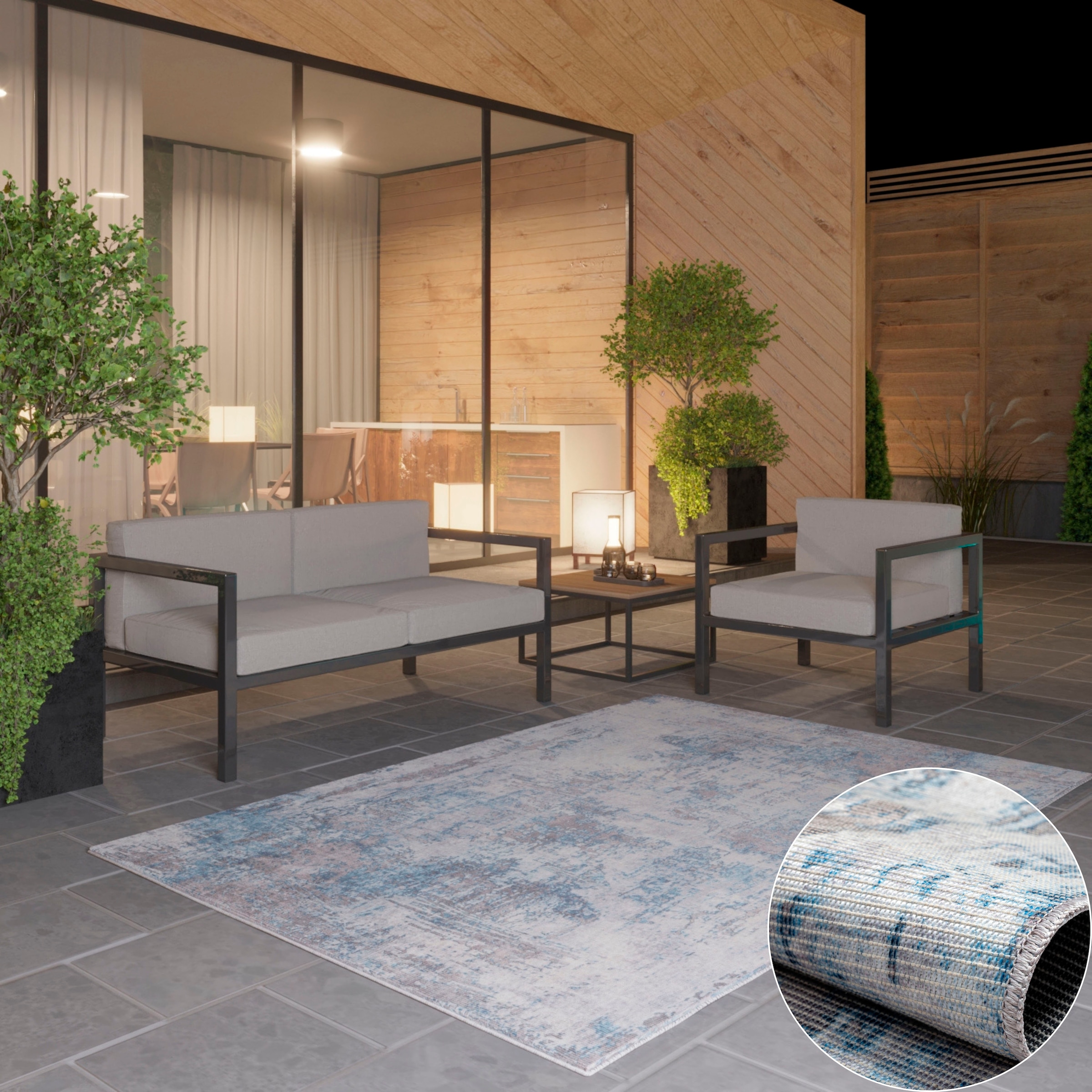 OTTO home Teppich "Mülenen" rechteckig 10 mm Höhe Kurzflor, modernes Design günstig online kaufen