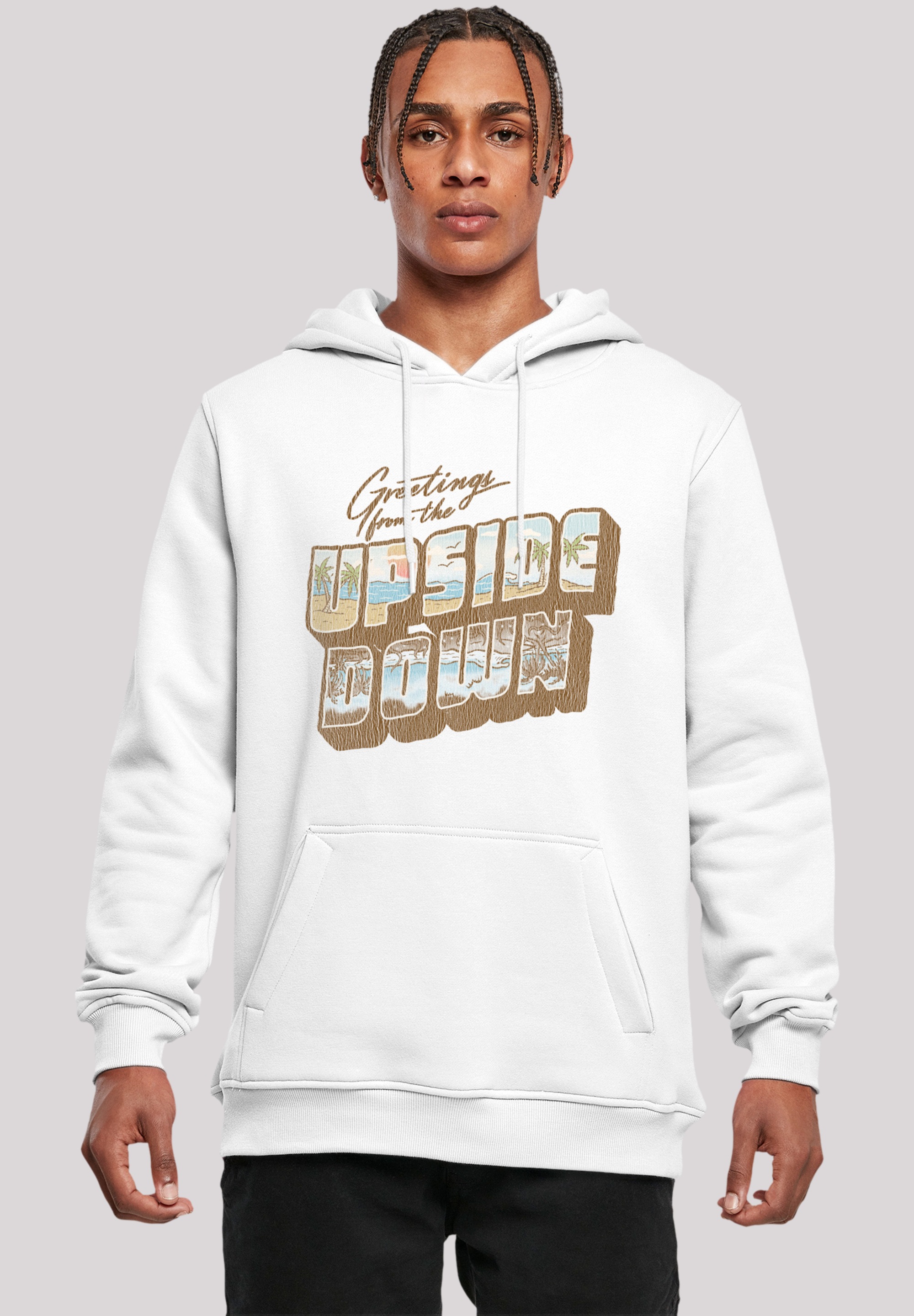 F4NT4STIC Kapuzenpullover "Stranger Things Greetings From Upside Down", Premium Qualität