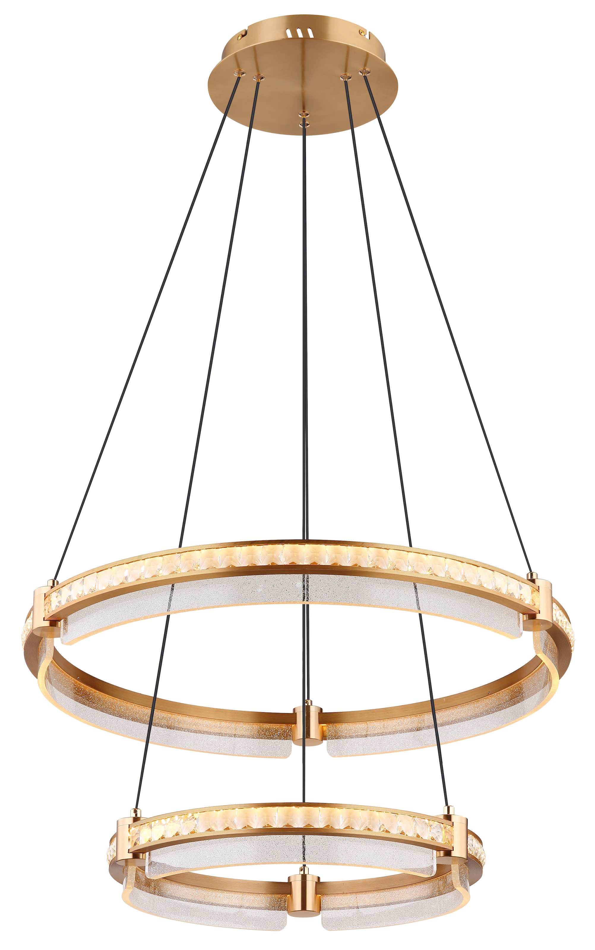 GLOBO LIGHTING LED Pendelleuchte »BLONDIE«, Leuchtmittel LED-Modul | LED fest integriert, Hängelampe/Hängeleuchte/Wohnzimmer/Esstisch/elegant