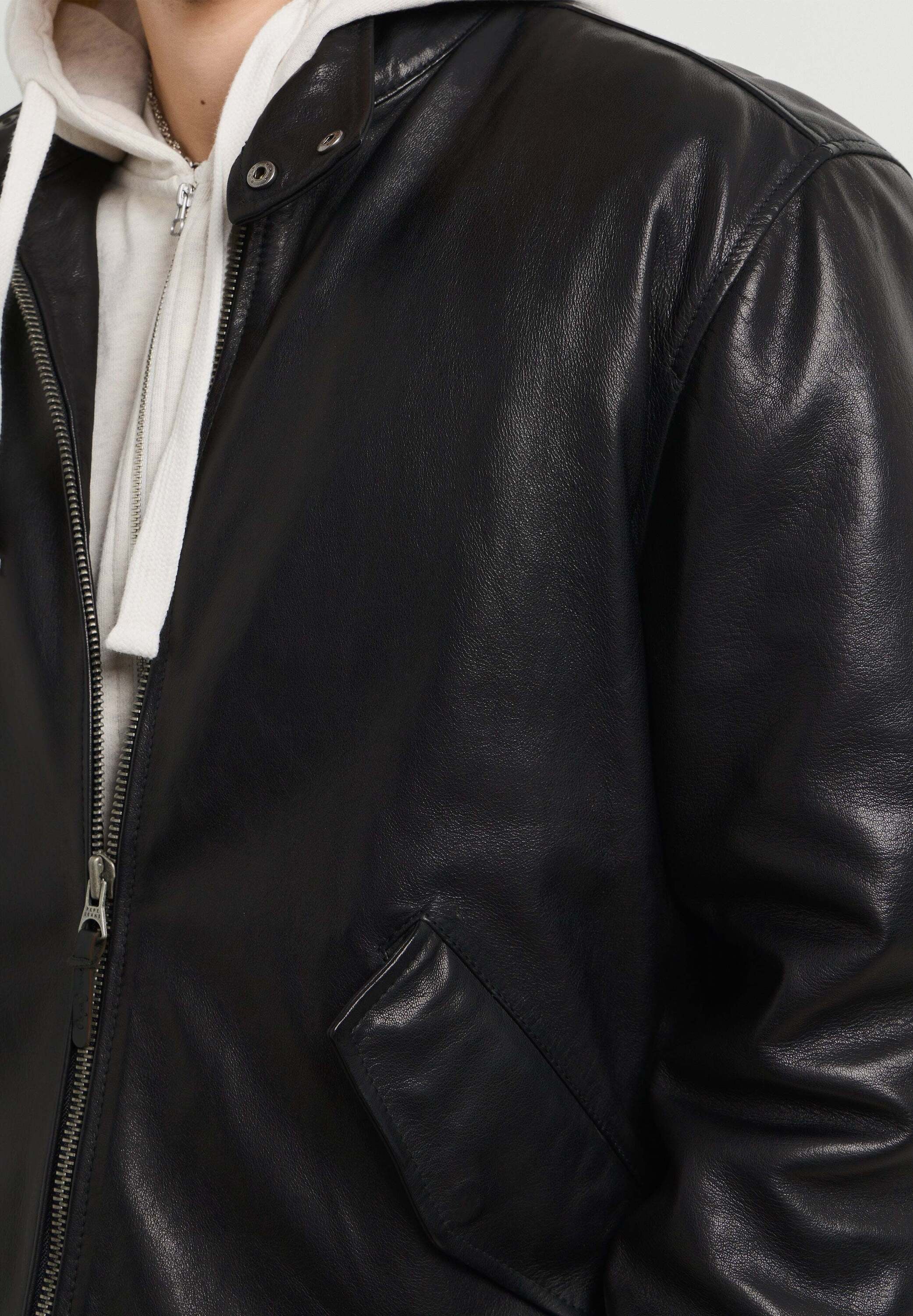 Pepe Jeans Lederjacke »Lederjacke LEATHER HARRINGTON«