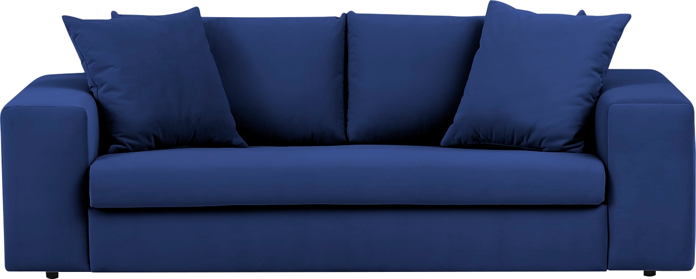 andas 2-Sitzer »SLEETLAND XXL in Samtvelours oder Vintage-Leder-Optik« besonders groß und bequem