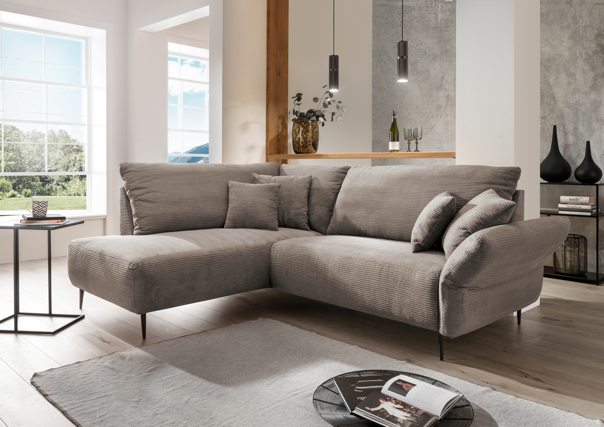 INOSIGN Ecksofa »Vanilla L-Form«, Armlehnenfunktion