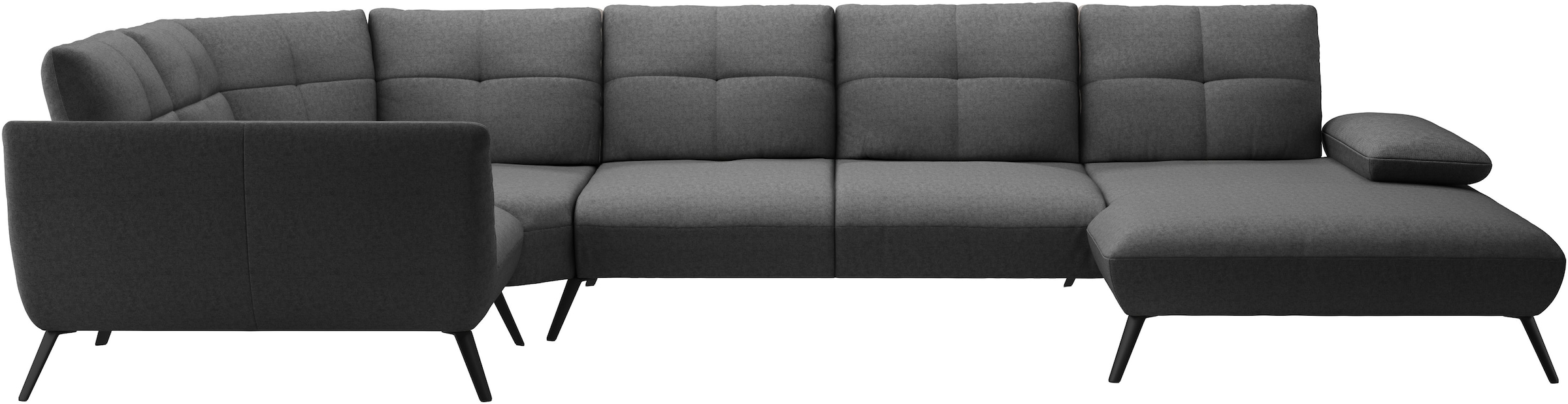 PLACES OF STYLE Wohnlandschaft »Mikado U-Form« inkl. Sitztiefenverstellung und Armteilverstellung