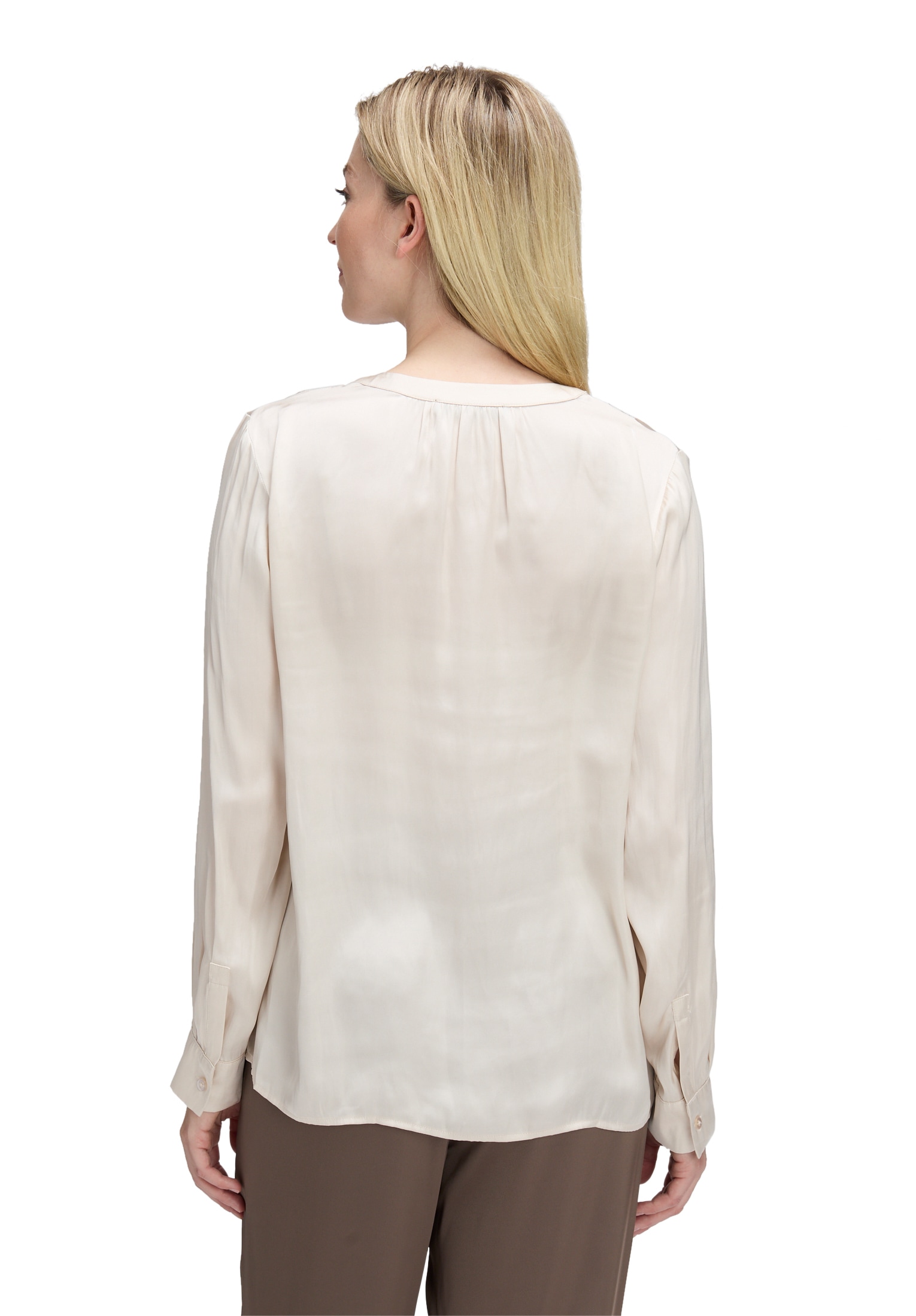 Betty Barclay Satinbluse »Betty Barclay Damen Satin-Bluse langarm«