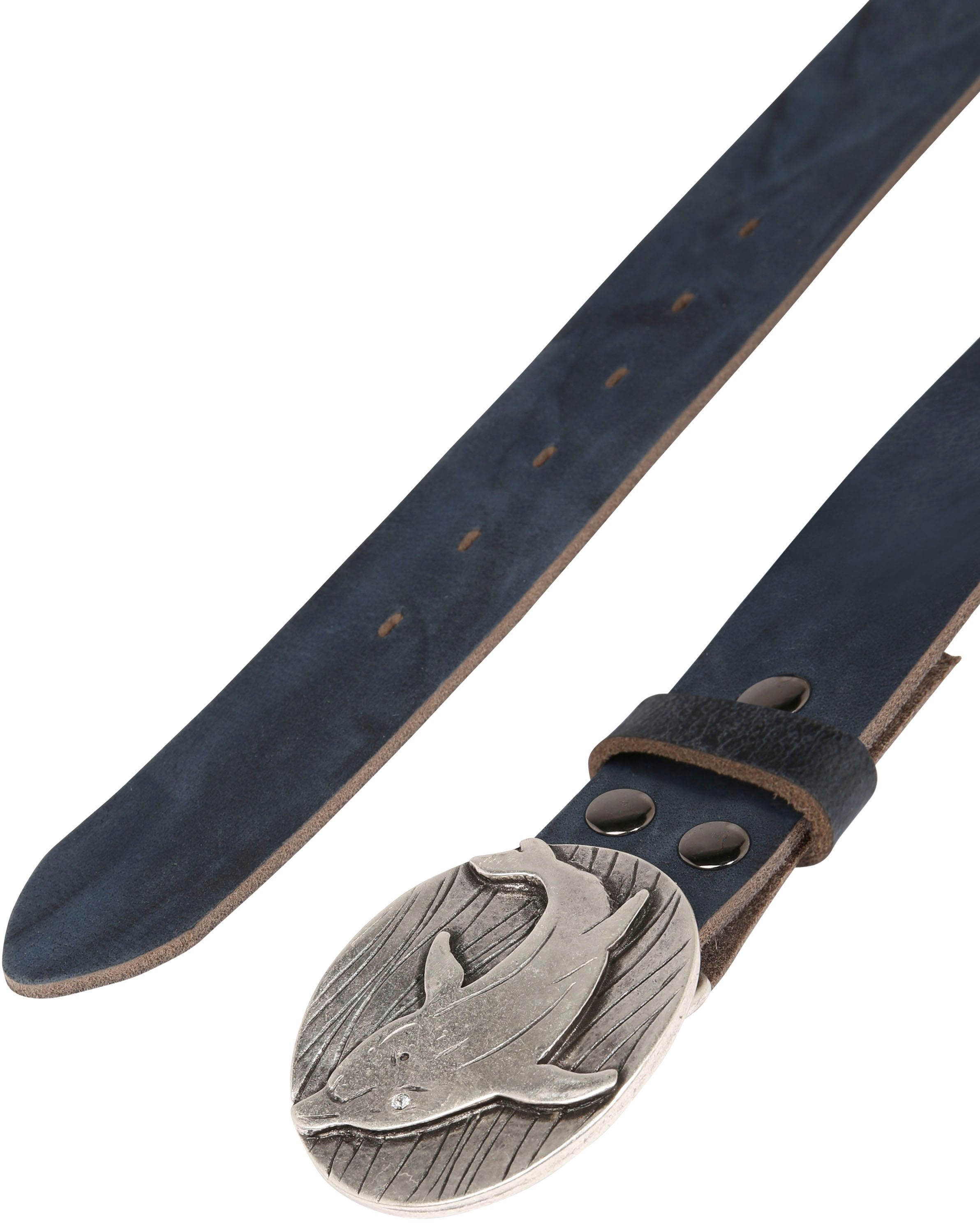 Rettungsring Gürtel Ledergürtel Koppelschließe mit Tiermotiv, wechselbar günstig online kaufen