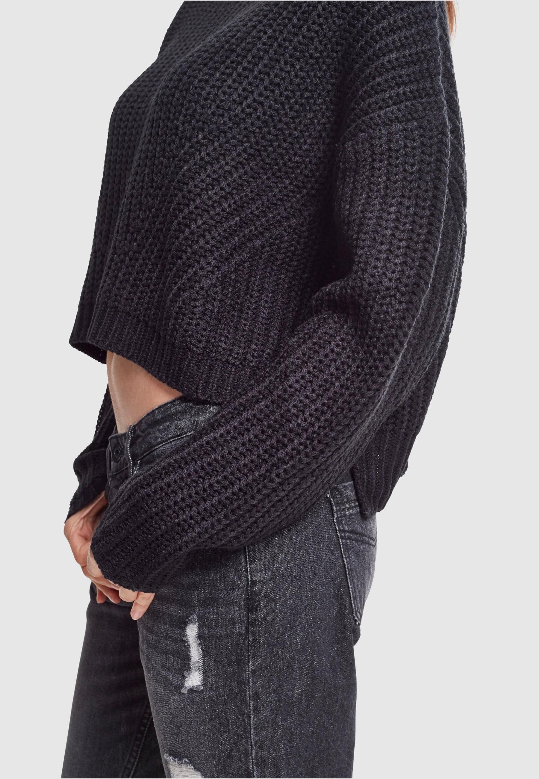 URBAN CLASSICS Rundhalspullover »Urban Classics Damen Ladies Wide Oversize Sweater«, (1 tlg.)