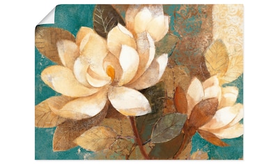 Artland Wandbild »Türkise Magnolien«, Blumen, (1 St.), in vielen Größen & Produktarten... kaufen