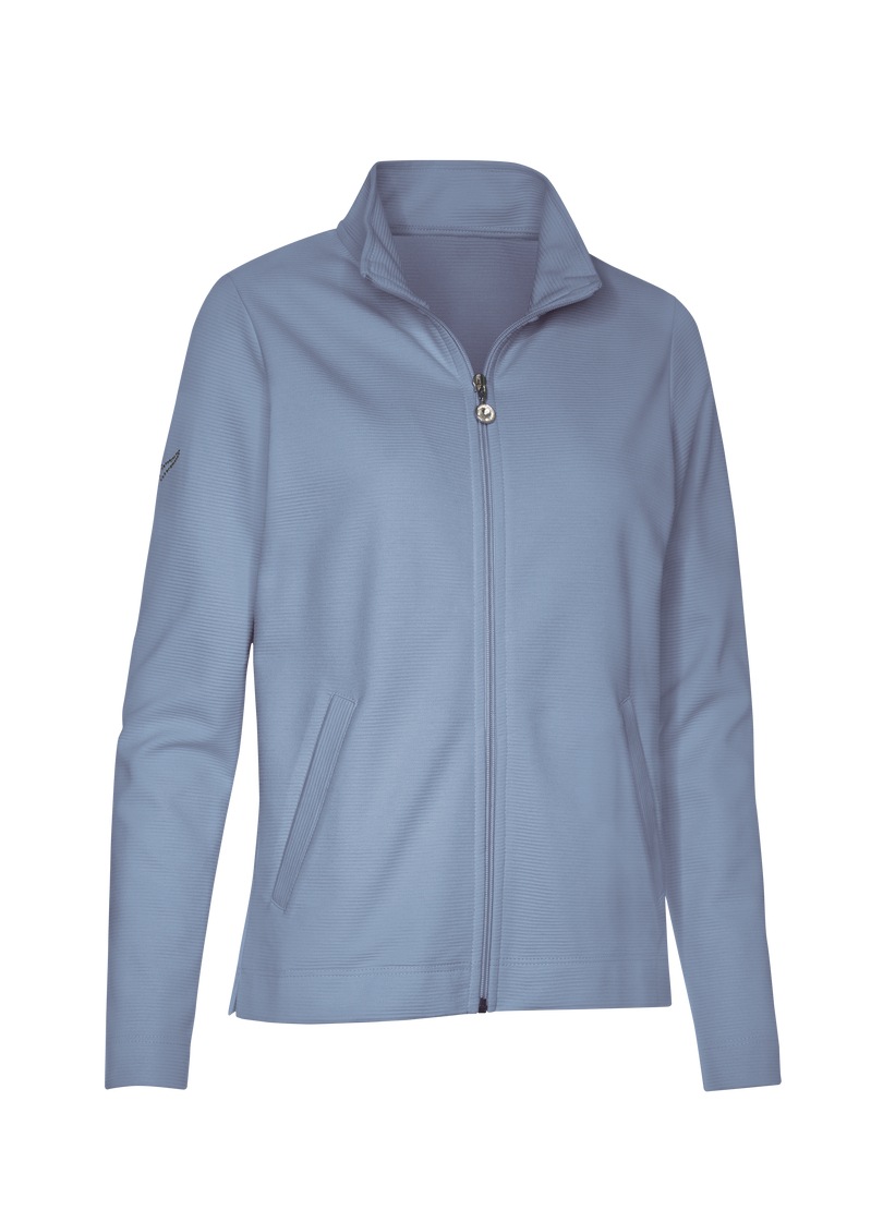 Trigema Sweatjacke »TRIGEMA Jacke mit funkelnden Strass-Steinen«