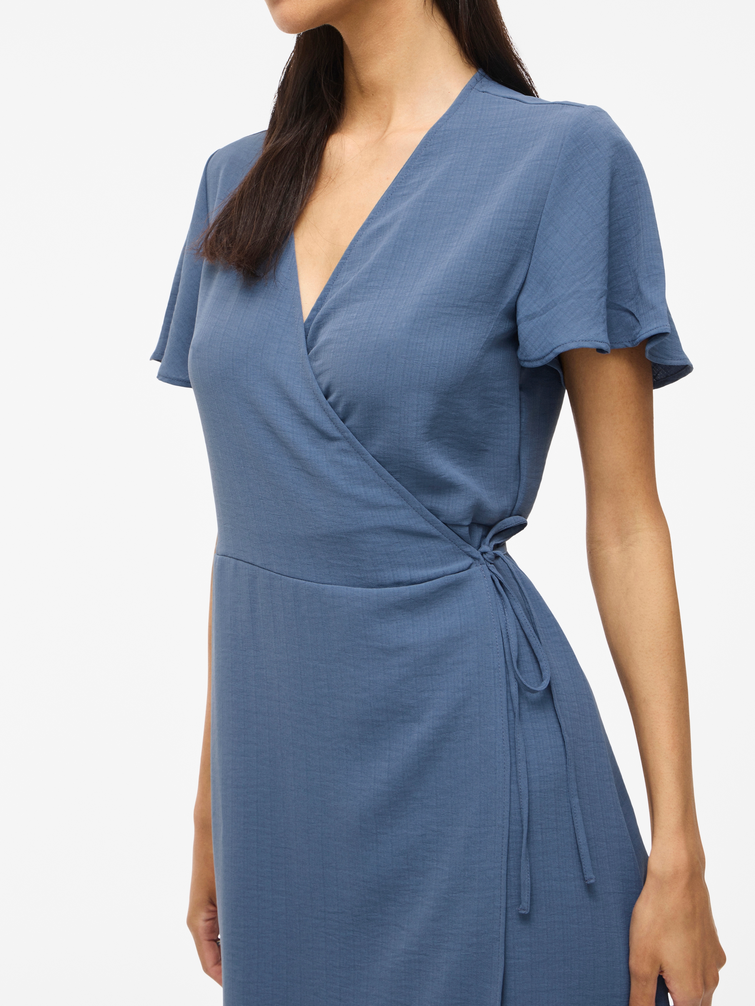 Vila Wickelkleid »VILOVIE S/S WRAP MIDI DRESS - NOOS«, Sommerkleid