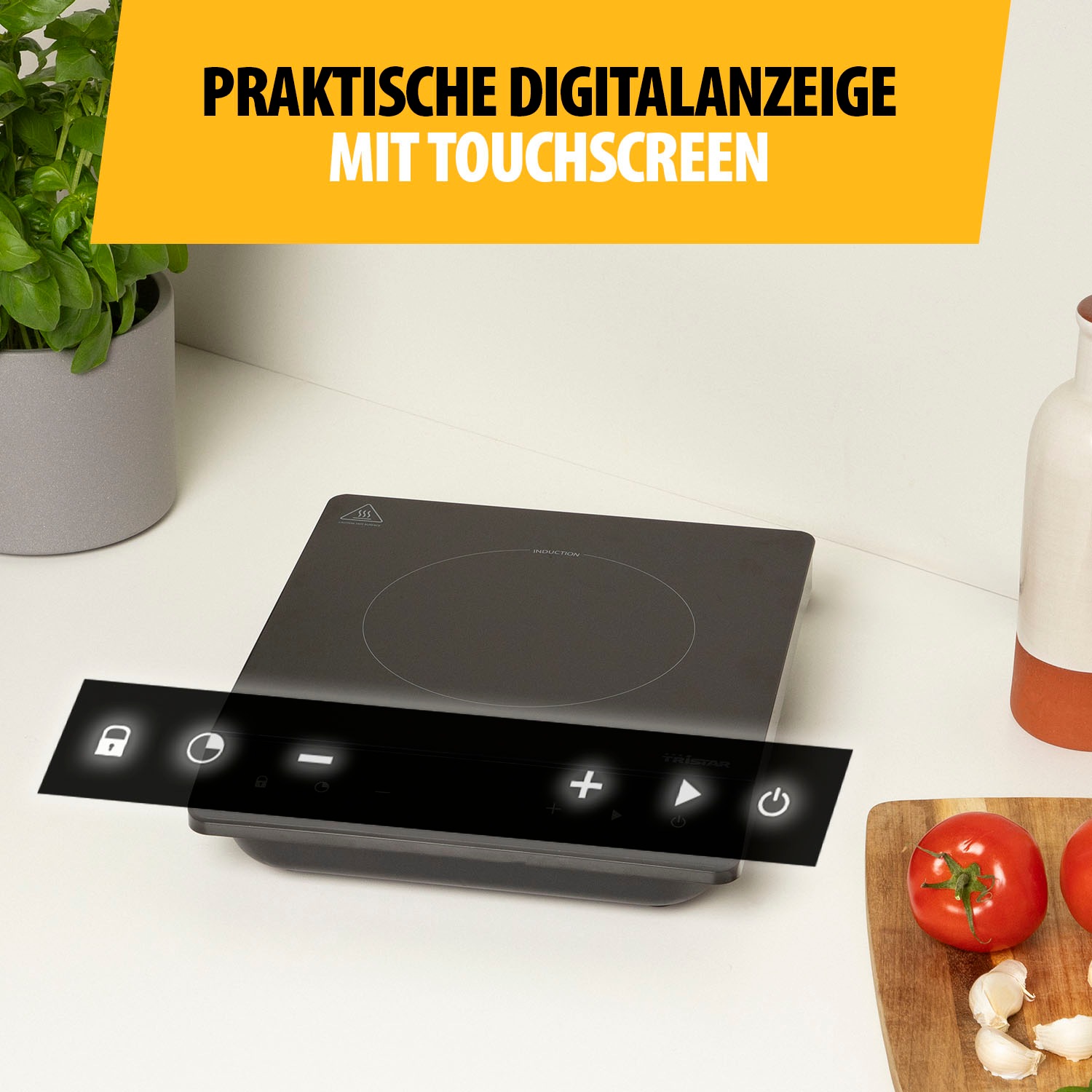 Tristar Einzel-Induktionskochplatte »IK-6161 – Energieeffizient«