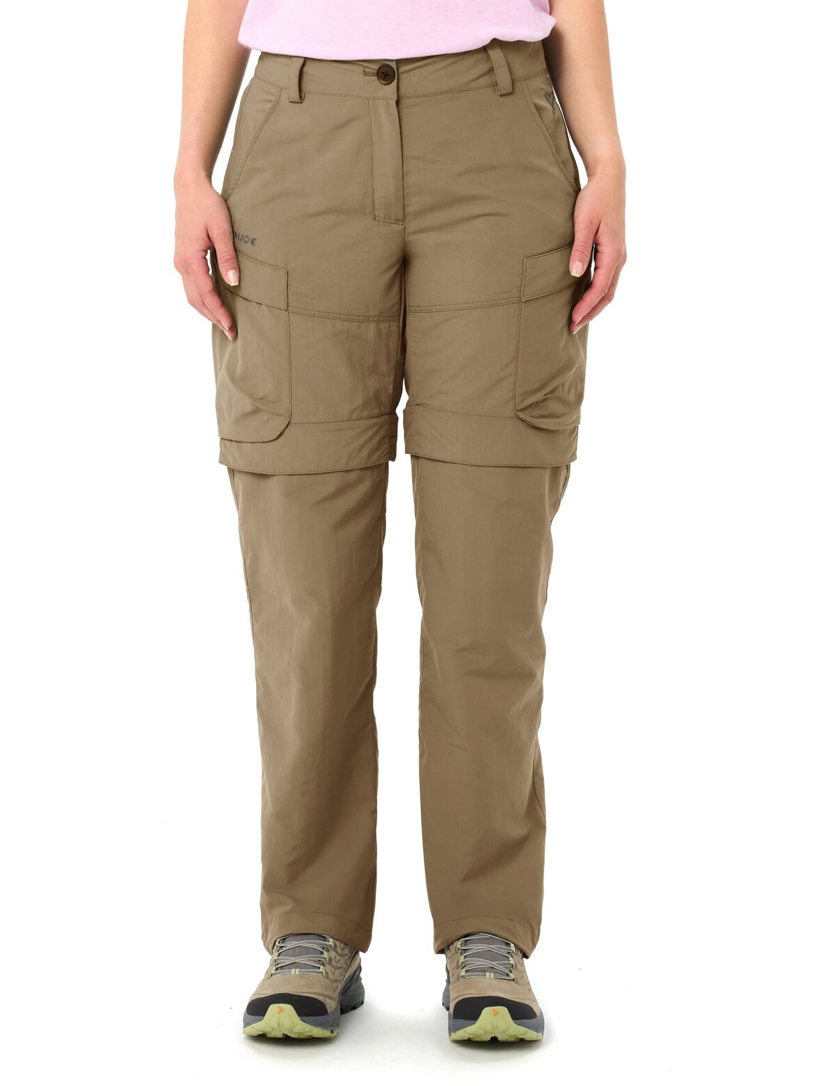 VAUDE Zip-off-Hose "WOMENS NEYLAND CARGO ZO PANTS" schnell trocknendes Mate günstig online kaufen