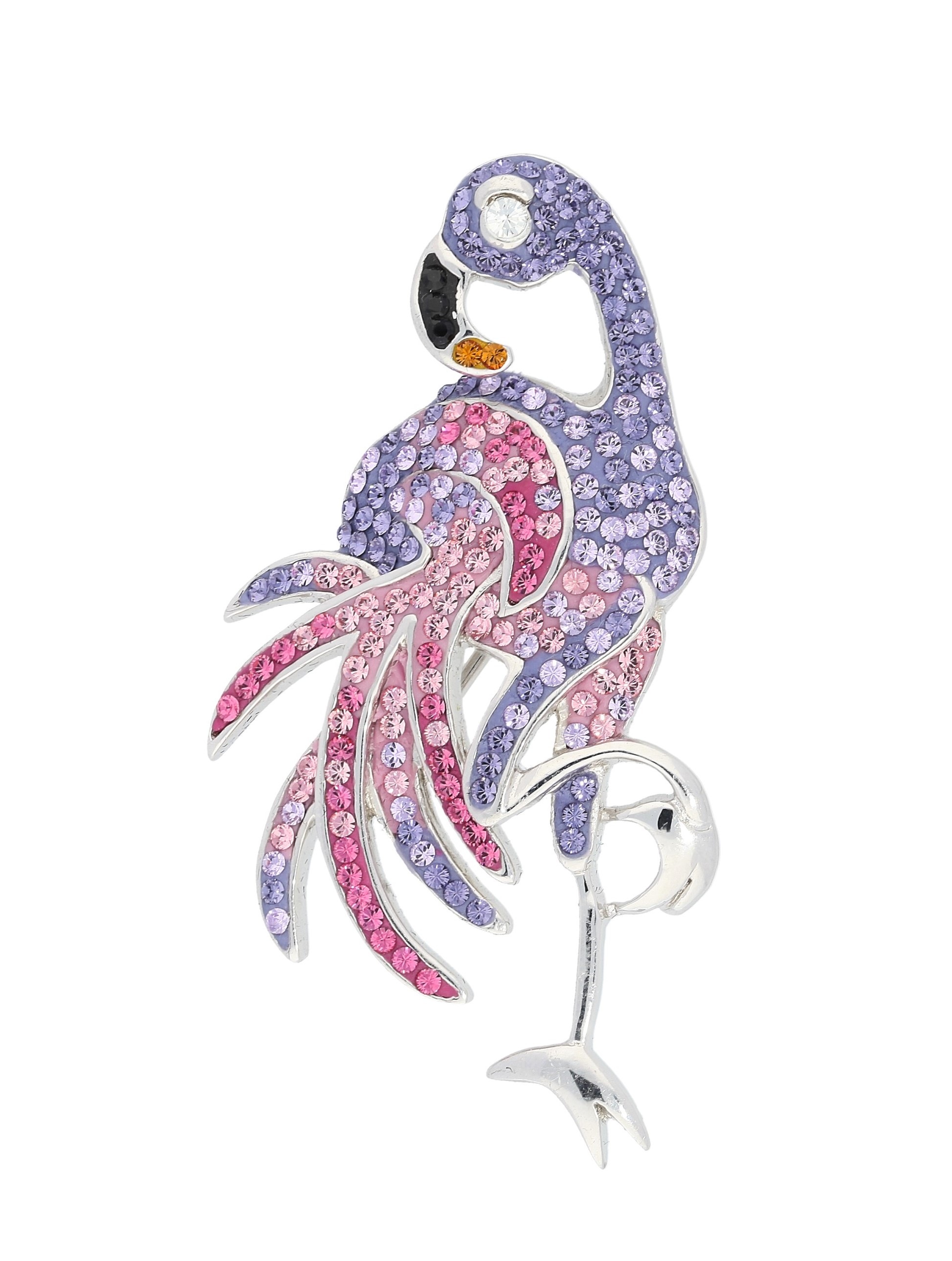 Vivance Brosche »Flamingo«, mit Swarovski-Elements