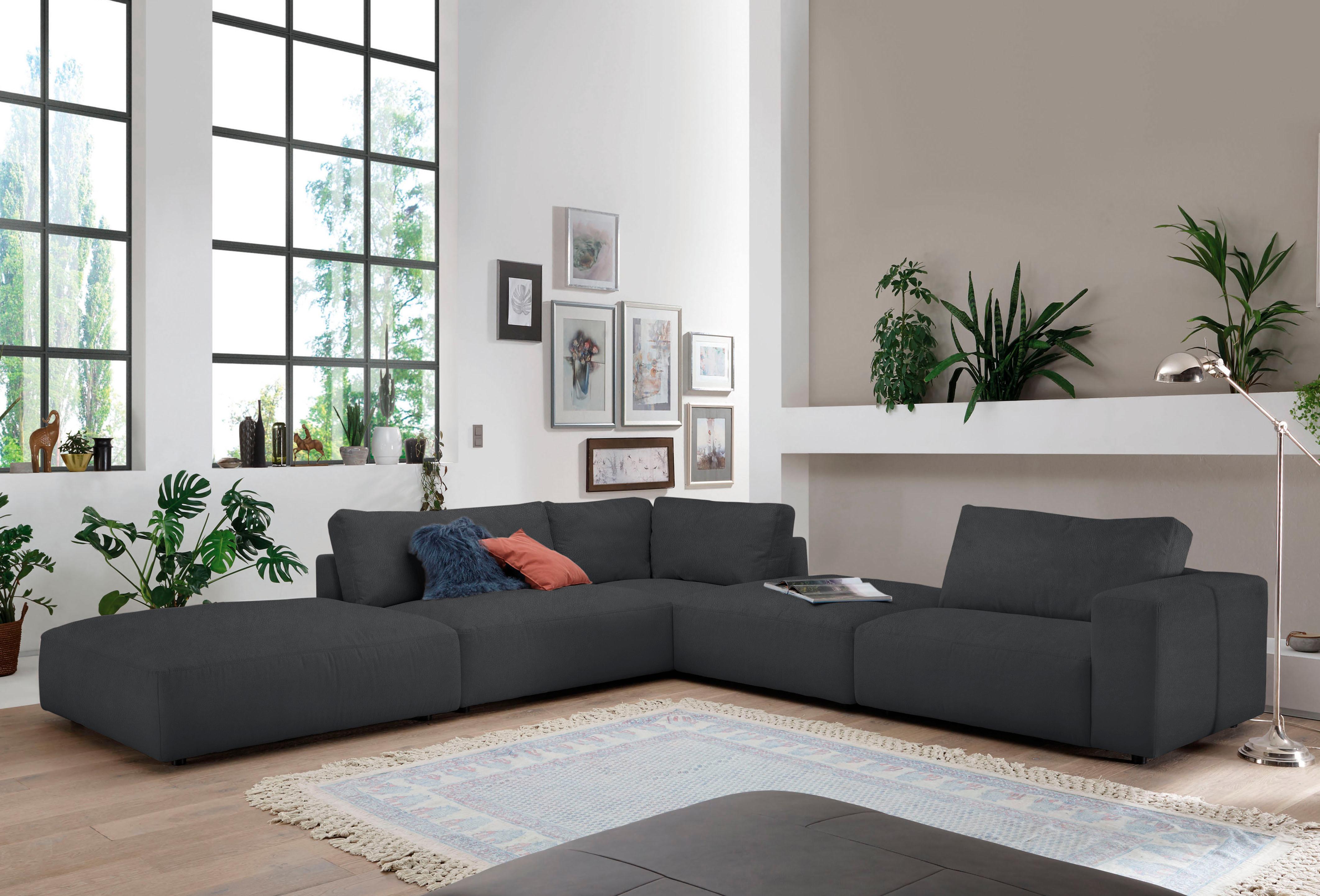 Musterring Ecksofa "LUCIA L-Form" in vielen Qualitäten und 4 verschieden Nähten