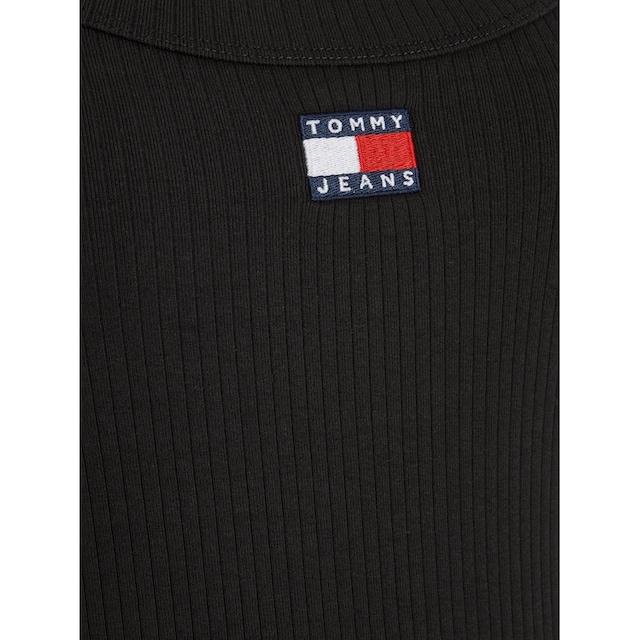 Tommy Jeans Jerseykleid »TJW BADGE RIB BODYCON LS«, mit Markenlabel online  bestellen | BAUR