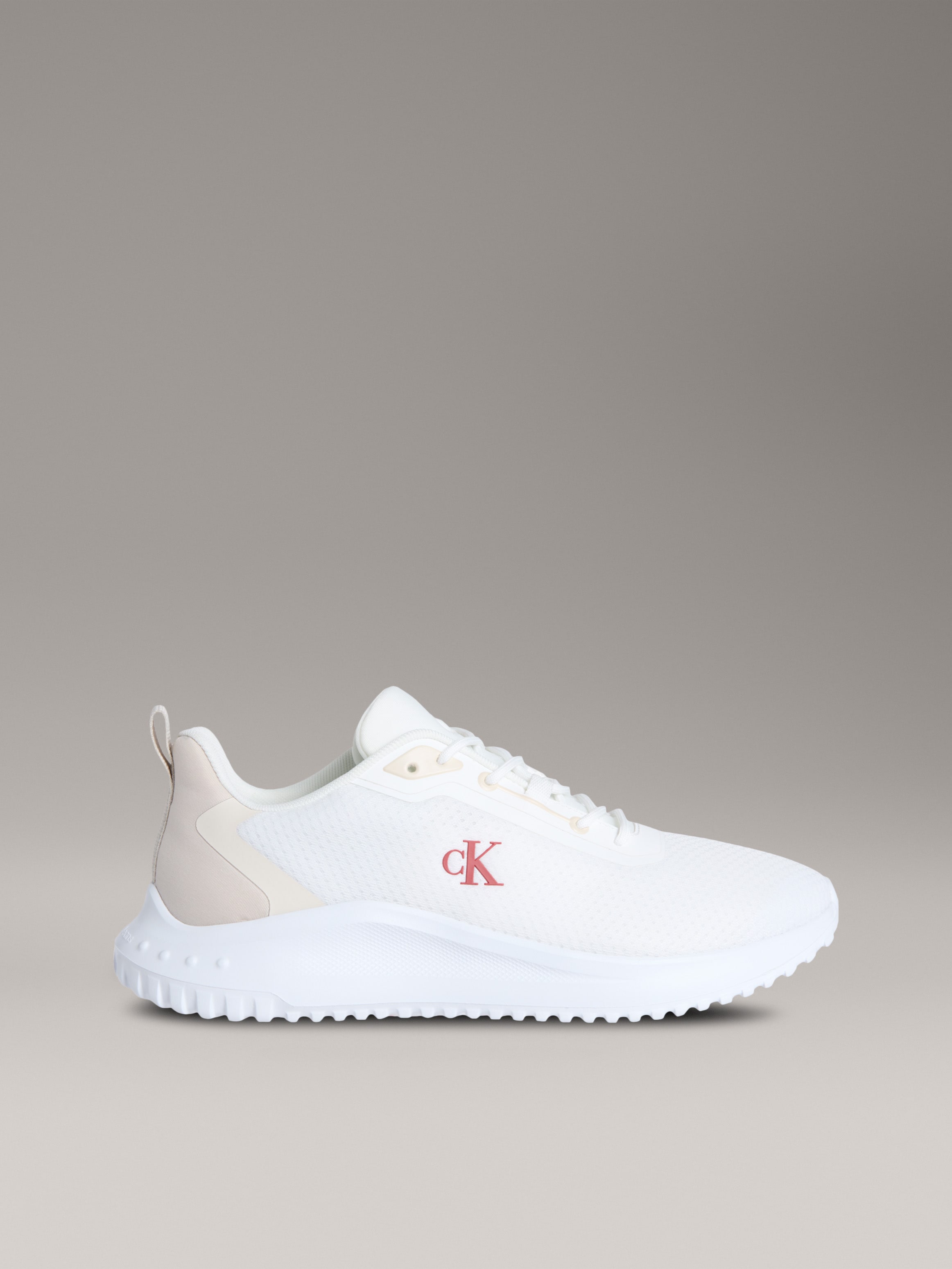 Calvin Klein Jeans Sneaker »EVA RUNNER MIX MESH«, Schnürschuh, Freizeitsneaker, Halbschuh mit seitlichem CK-Logo