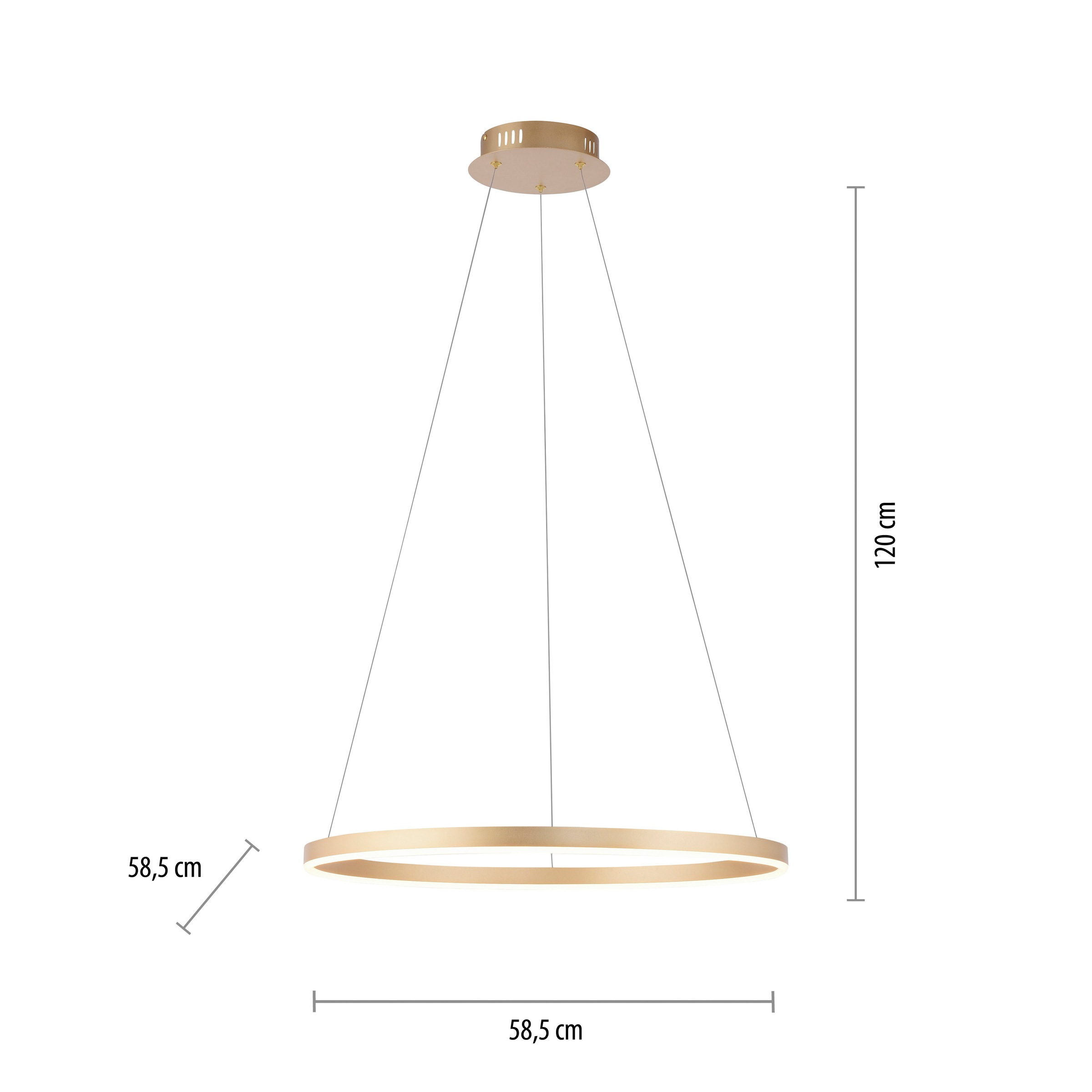 JUST LIGHT Pendelleuchte »RITUS«, 1 flammig, Leuchtmittel LED-Board | LED fest integriert, LED, dimmbar, Switchmo