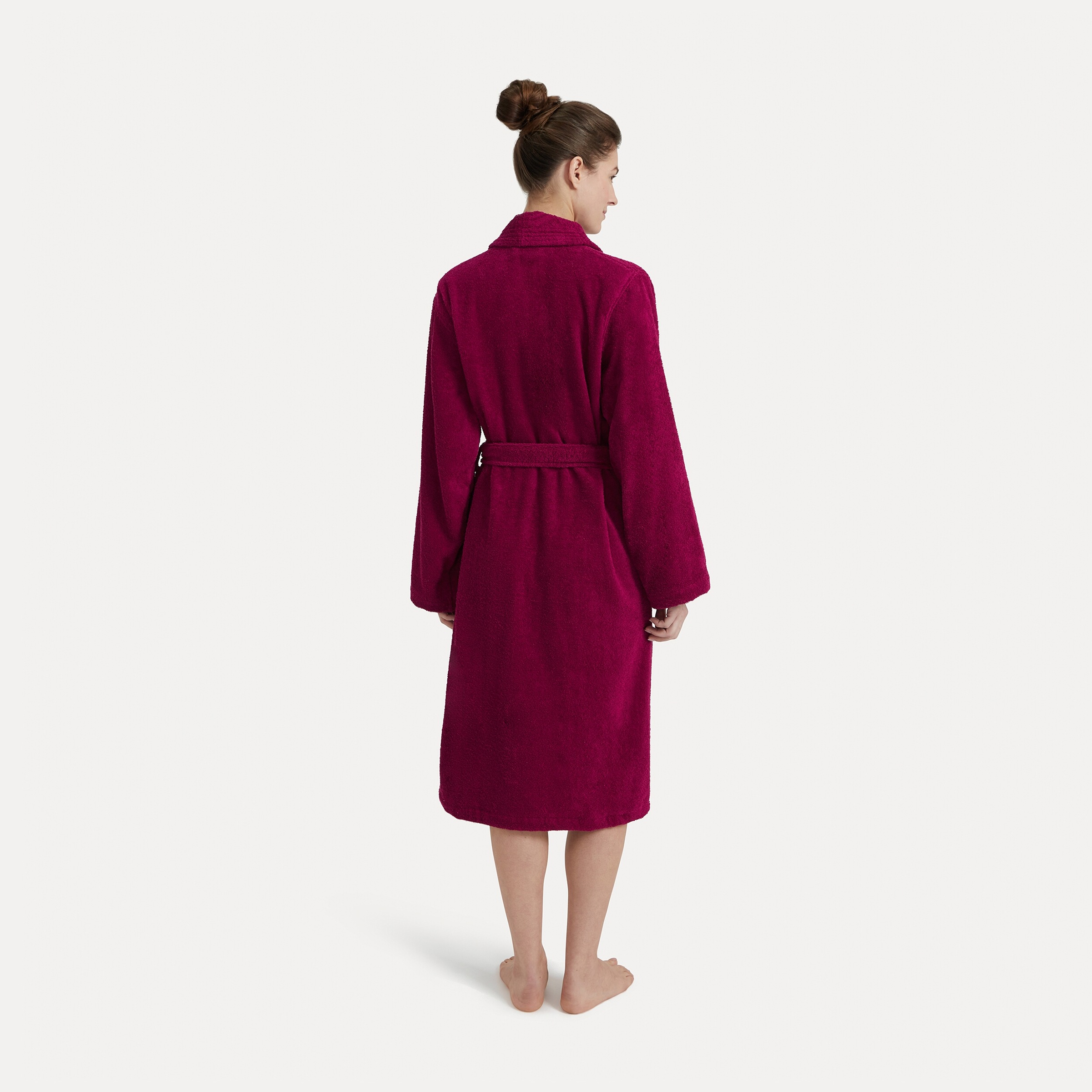 Möve Unisex-Bademantel »Basic«, (1 St.), mit Schalkragen