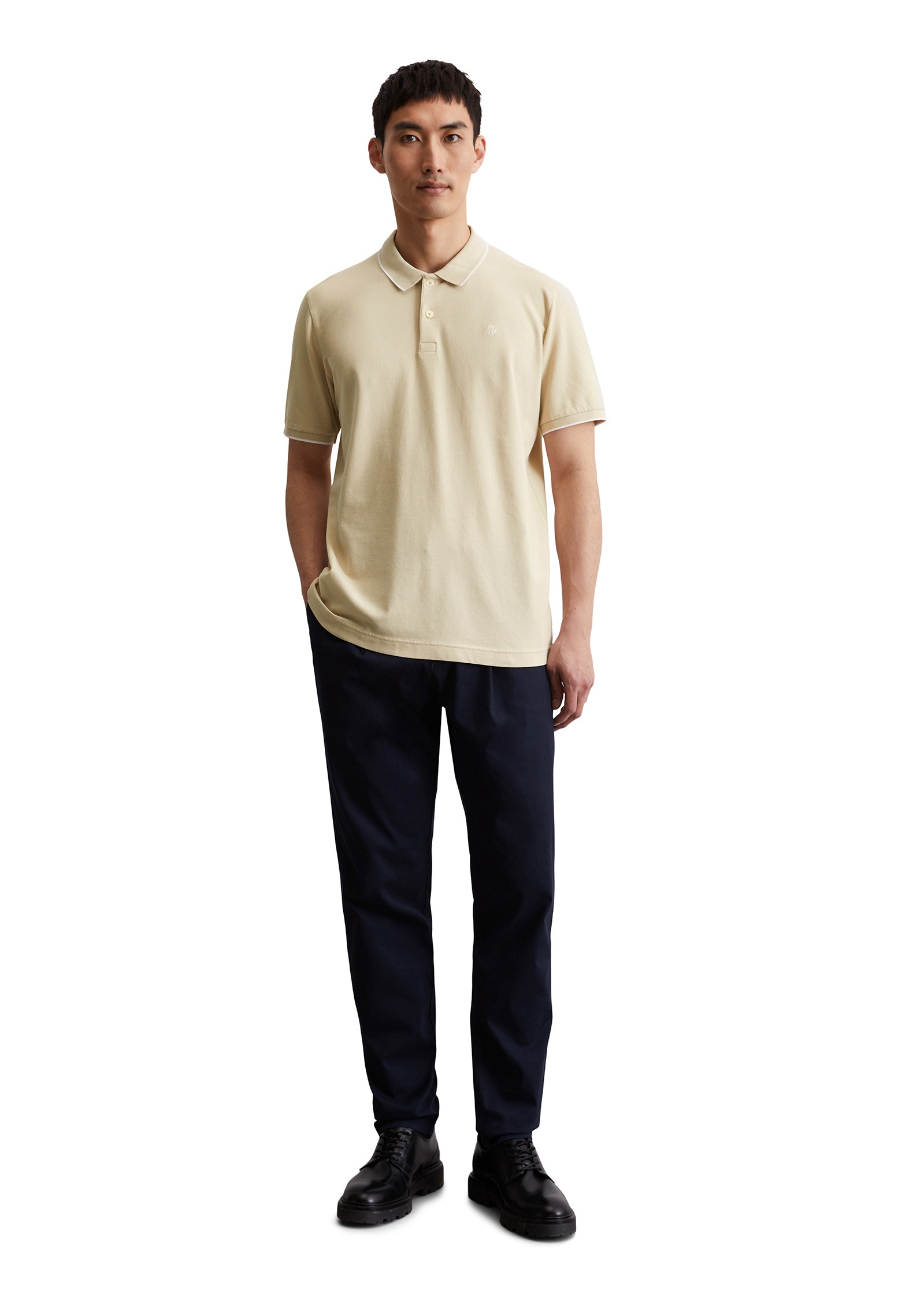 Marc O'Polo Poloshirt »aus Bio-Baumwoll-Mix«